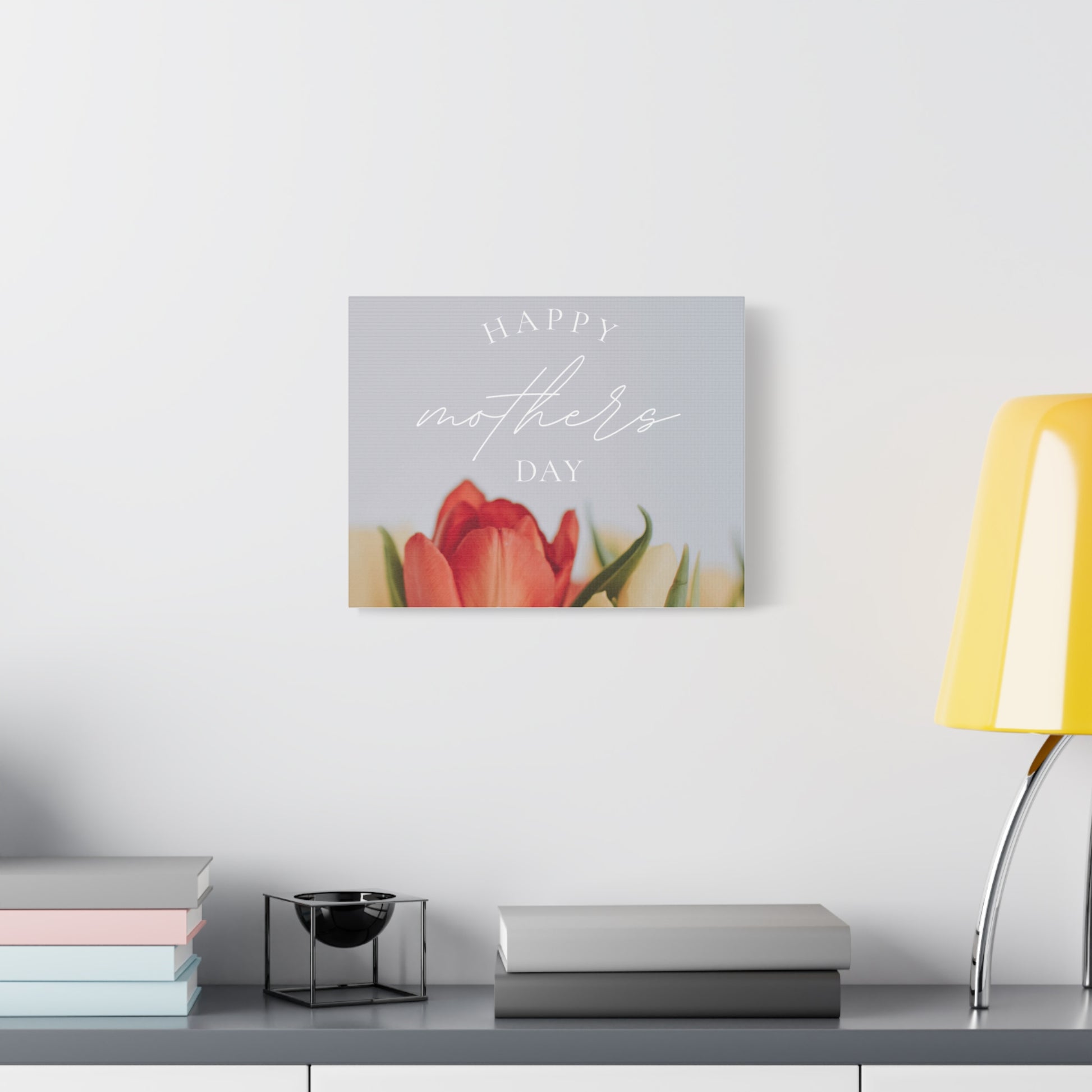 Mother's Day Matte Canvas Wall Art - Floral Design