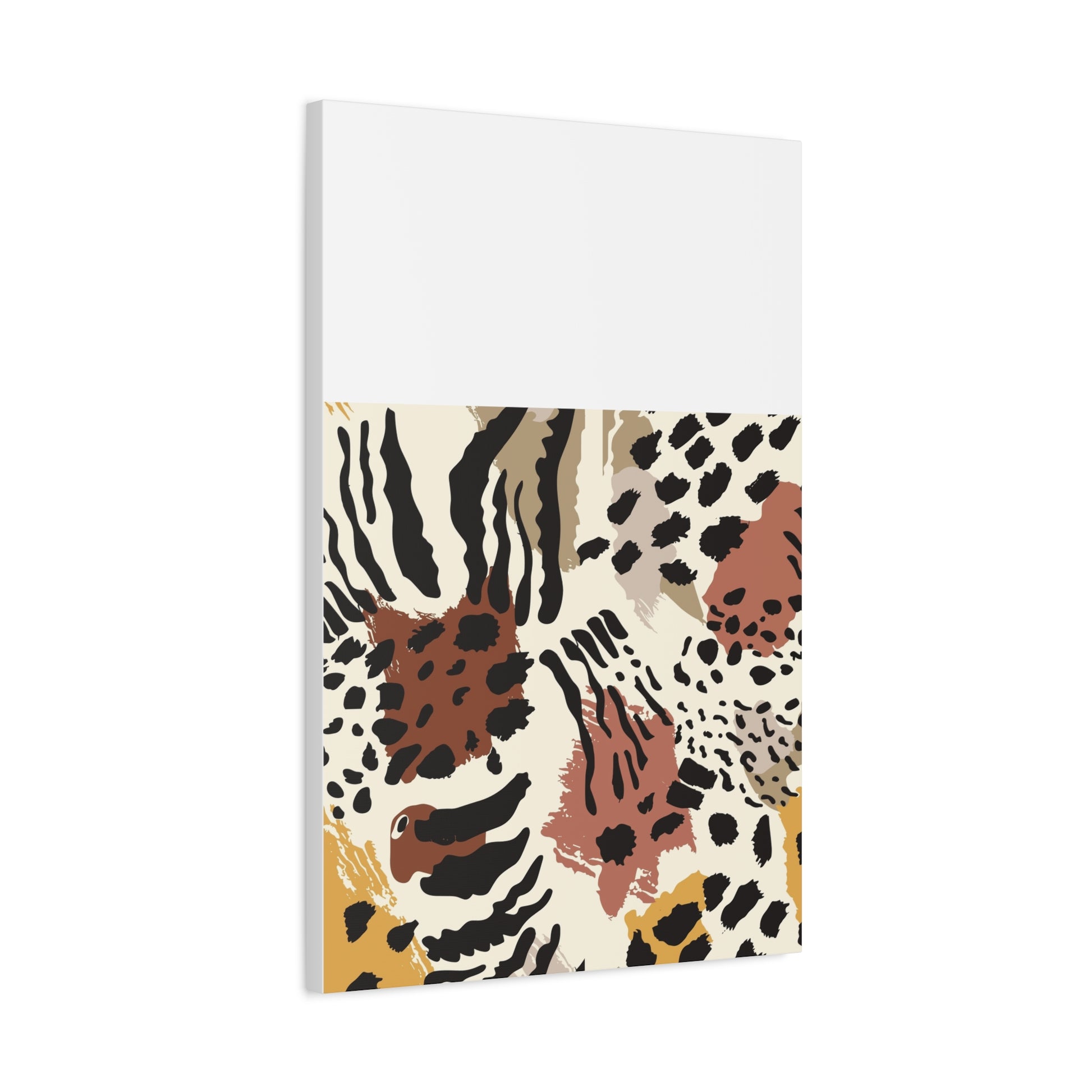 Abstract Animal Print Canvas Art - Modern Home Decor