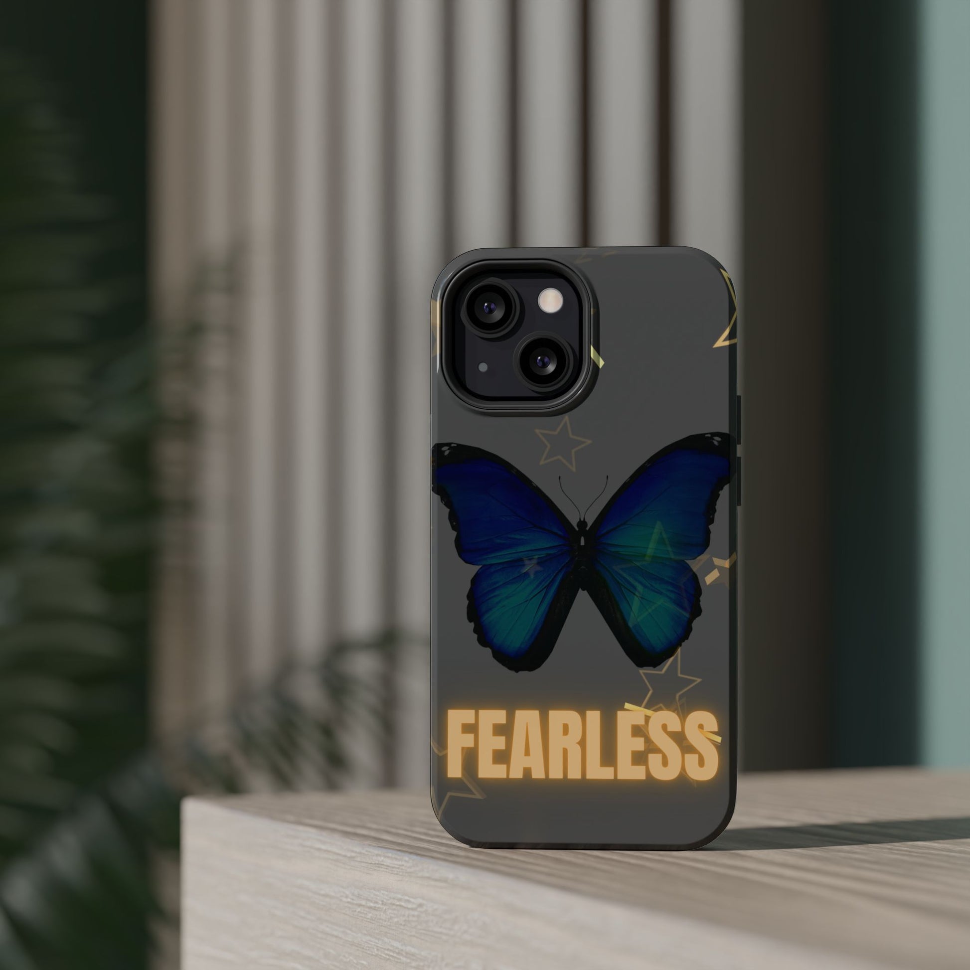 Fearless Butterfly Magnetic Phone Case - Bold and Inspirational Design