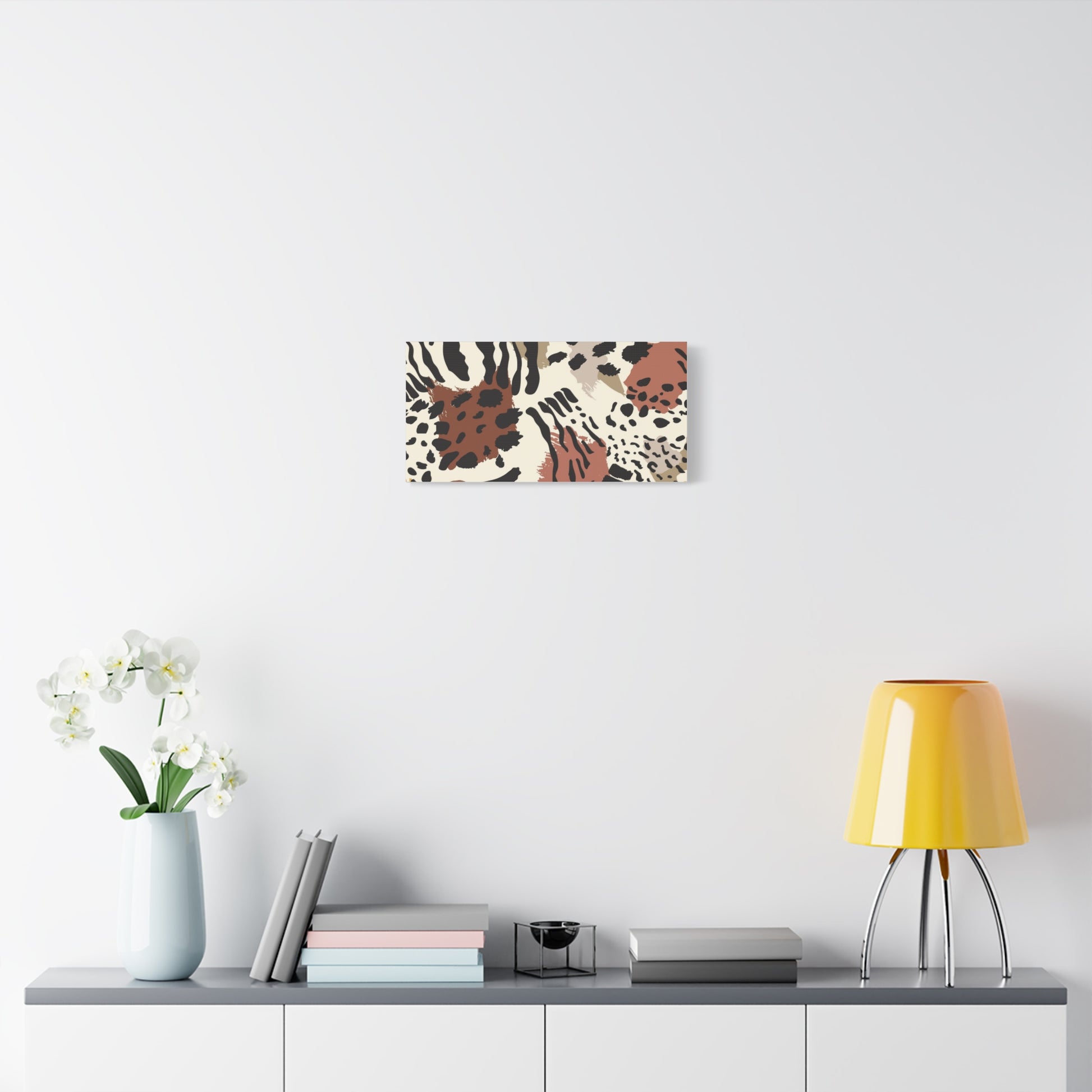 Abstract Animal Print Canvas Art - Modern Home Decor