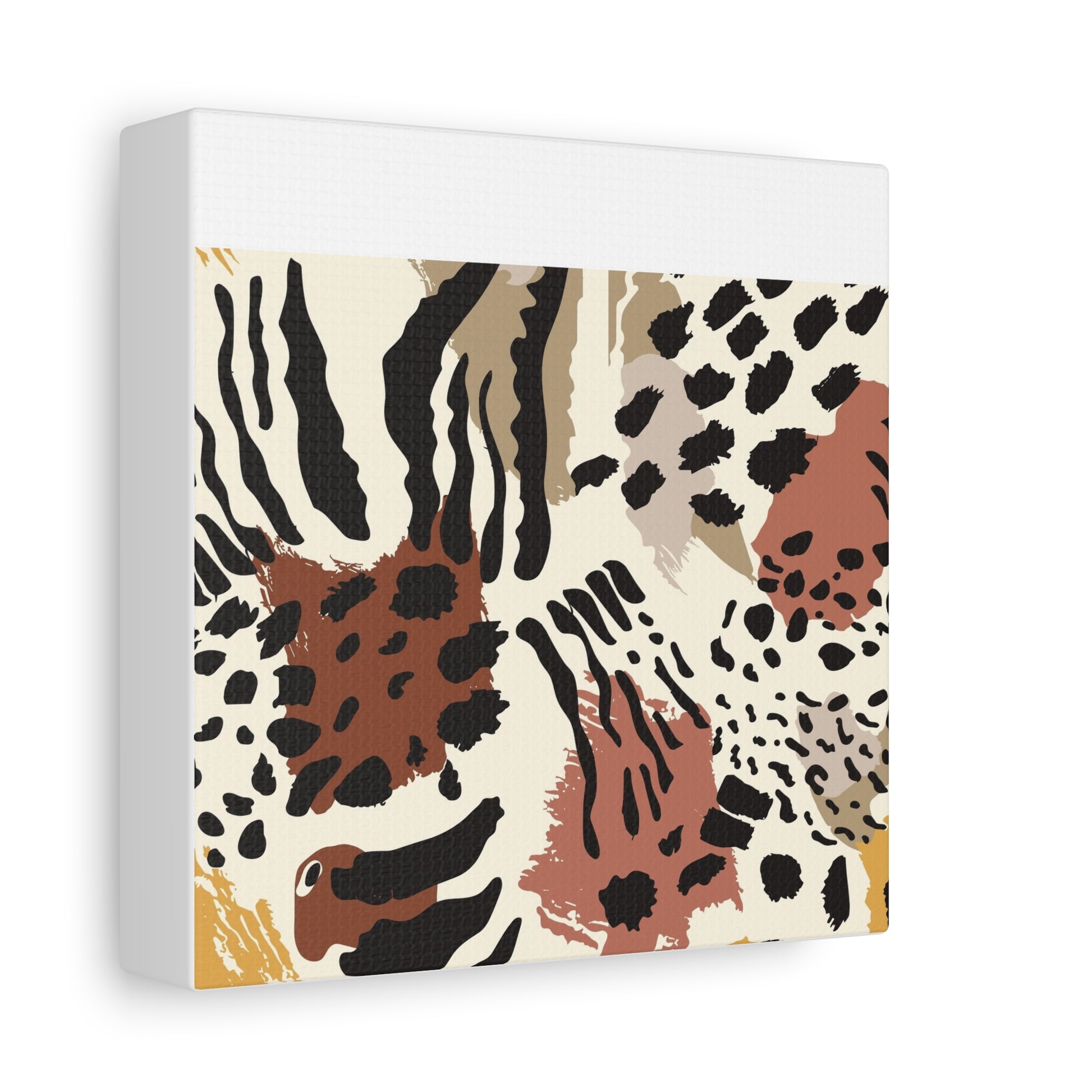 Abstract Animal Print Canvas Art - Modern Home Decor