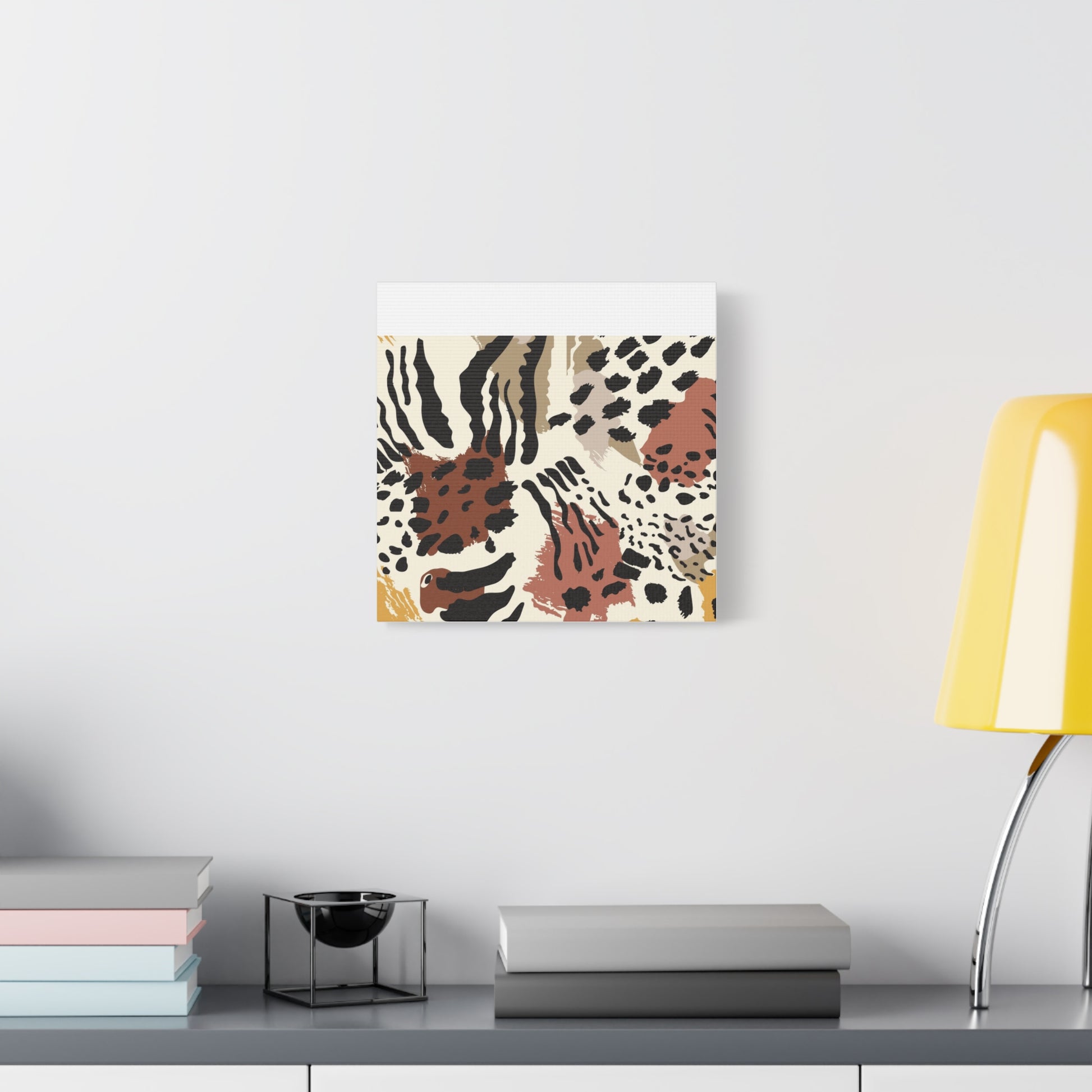 Abstract Animal Print Canvas Art - Modern Home Decor