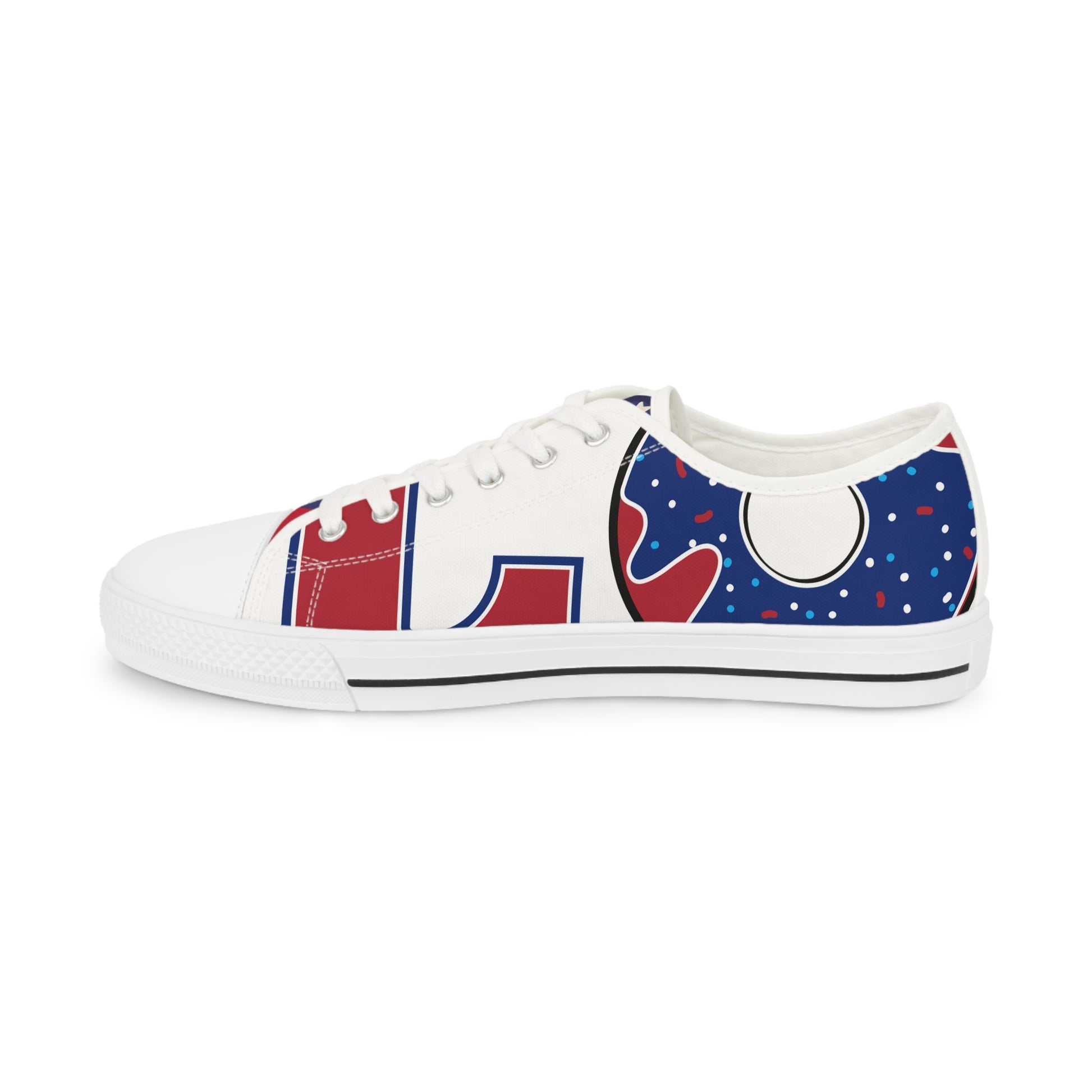 SANID BEAUTY Men’s Low-Top Sneakers – Lightweight Graphic Streetwear Style