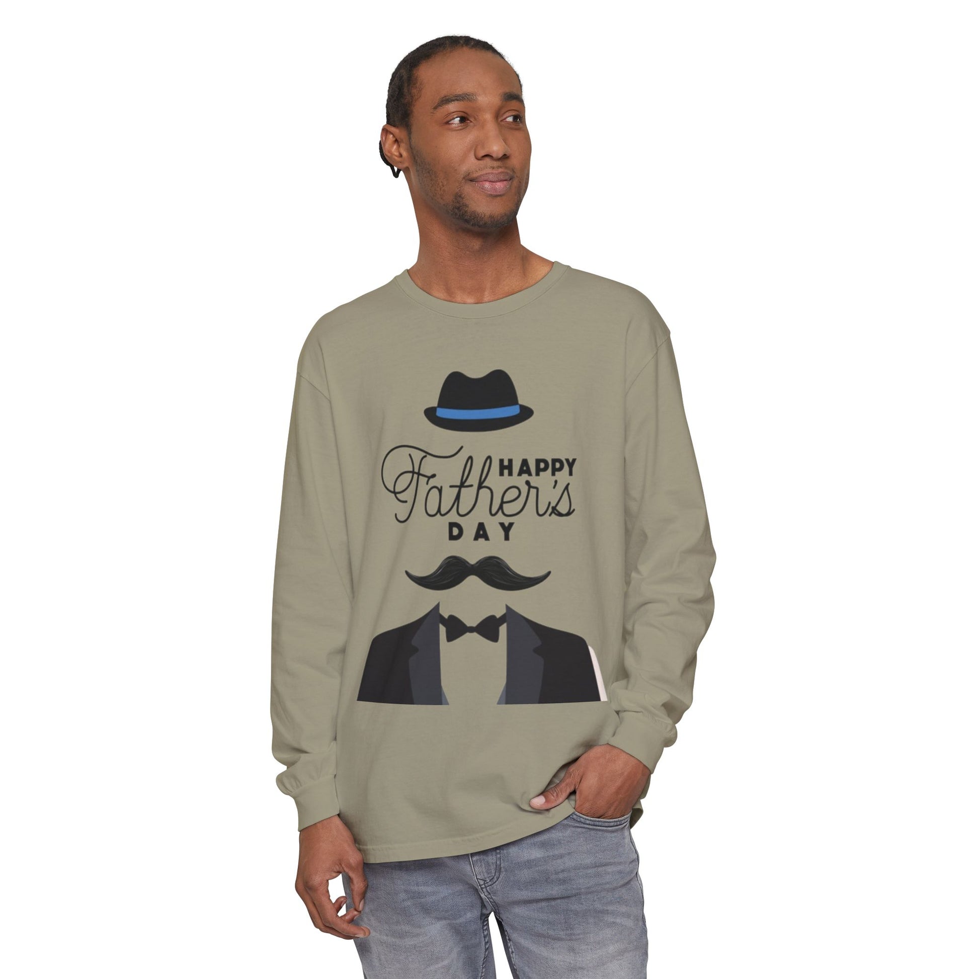 Unisex Garment-dyed Long Sleeve T-Shirt
