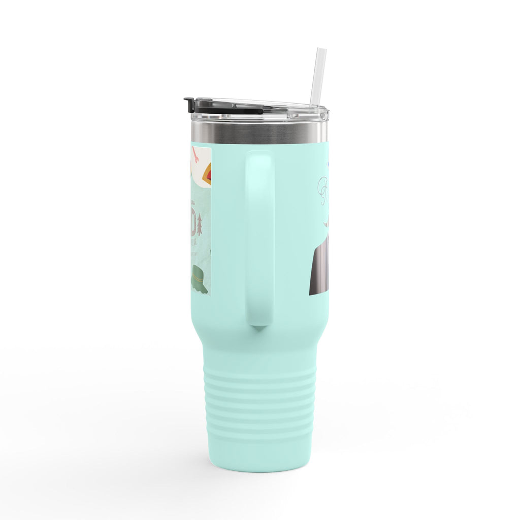 Thank You Dad Insulated Travel Mug - 40oz Adventure Tumbler, Perfect Father's Day Gift, Camping Mug, Outdoor Gear, Personalized Drinkware