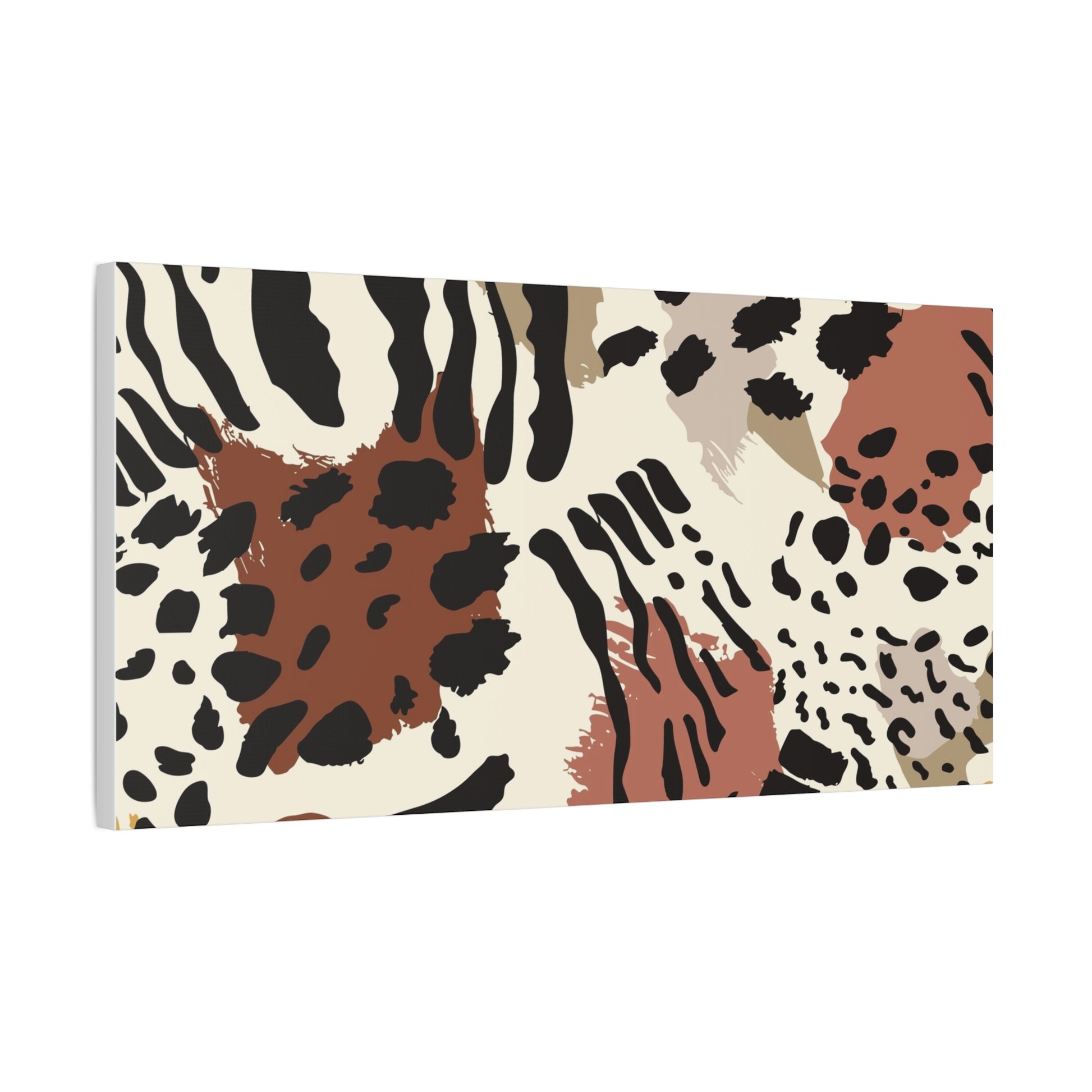 Abstract Animal Print Canvas Art - Modern Home Decor