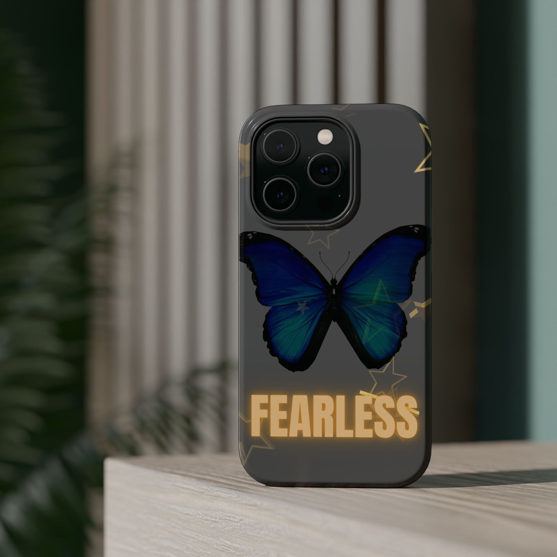 Fearless Butterfly Magnetic Phone Case - Bold and Inspirational Design