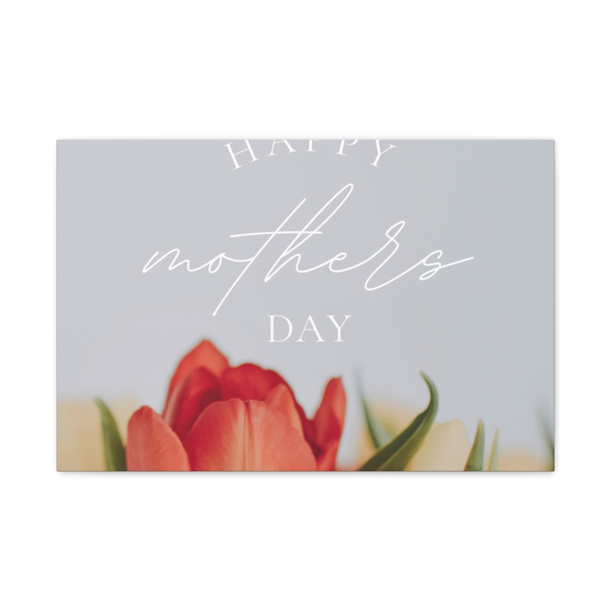 Mother's Day Matte Canvas Wall Art - Floral Design