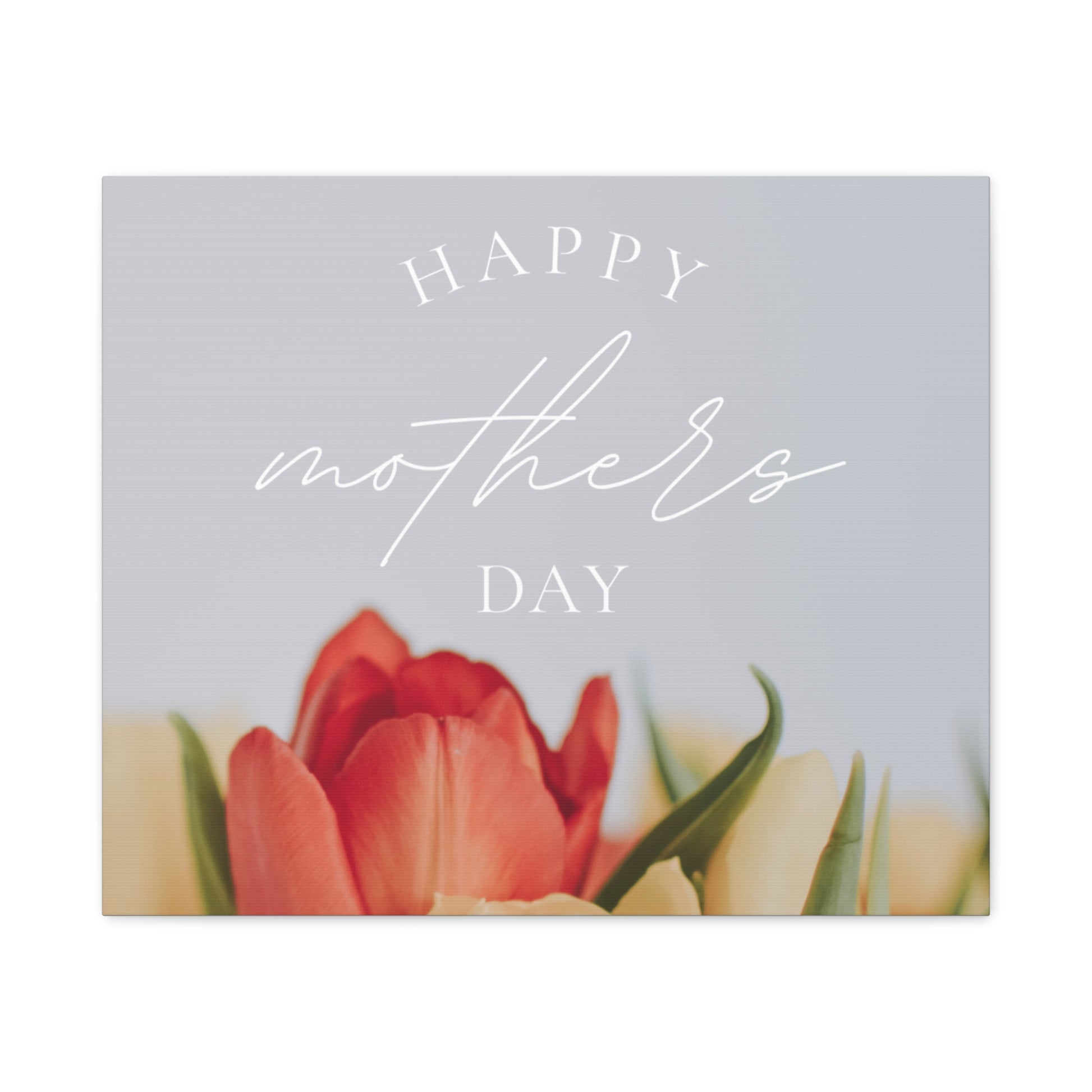 Mother's Day Matte Canvas Wall Art - Floral Design