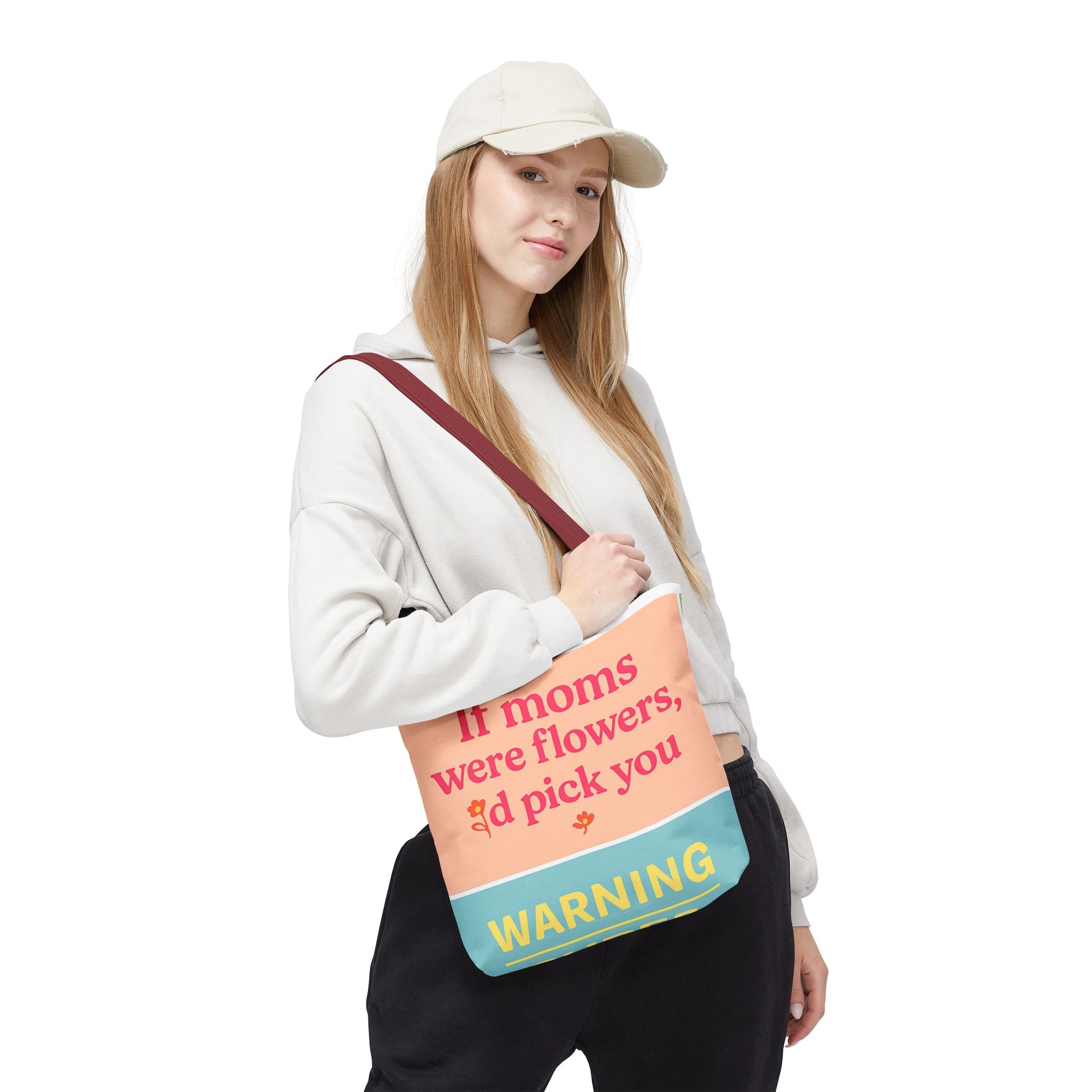 Floral Quote Tote Bag for Moms - Perfect Gift for Mother’s Day