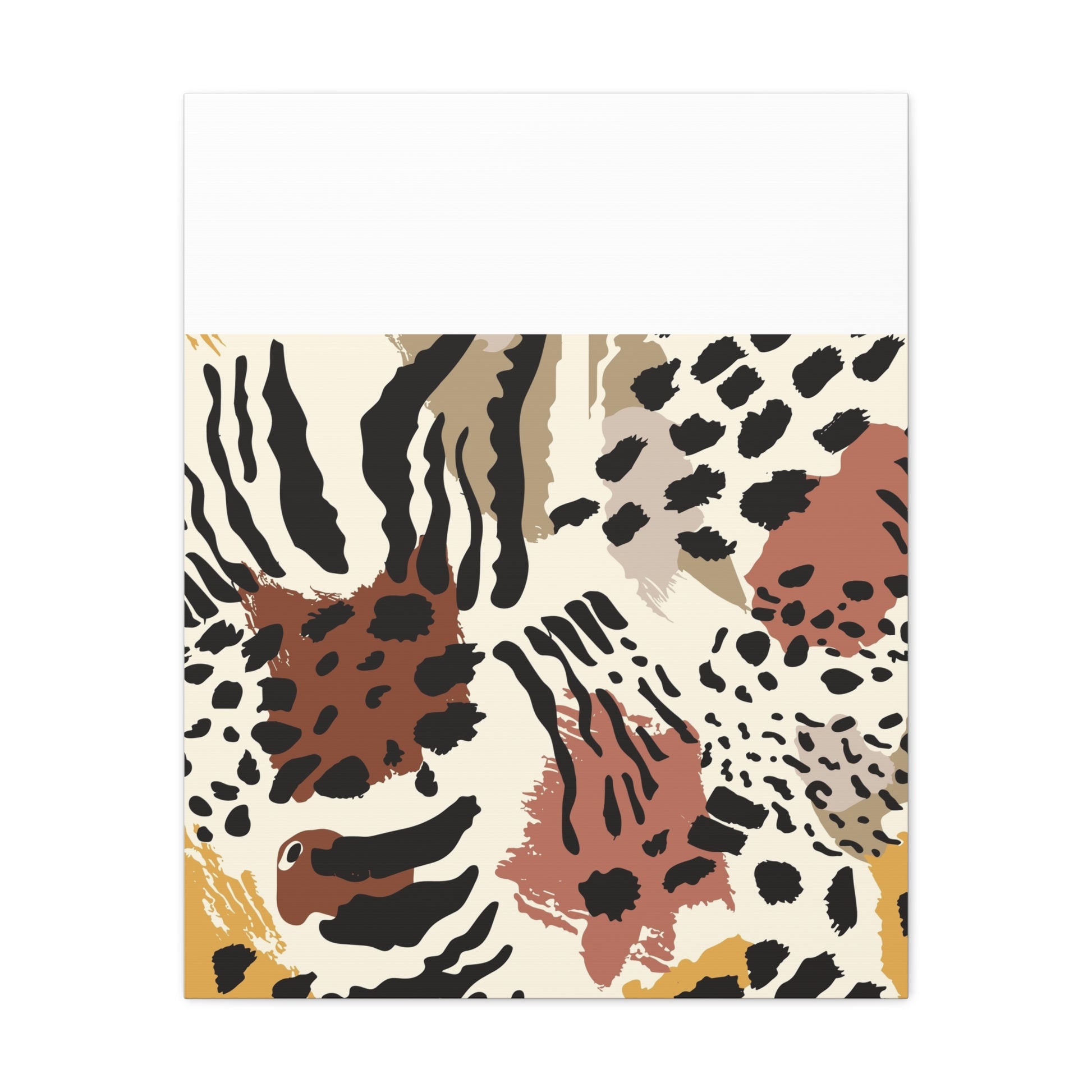 Abstract Animal Print Canvas Art - Modern Home Decor