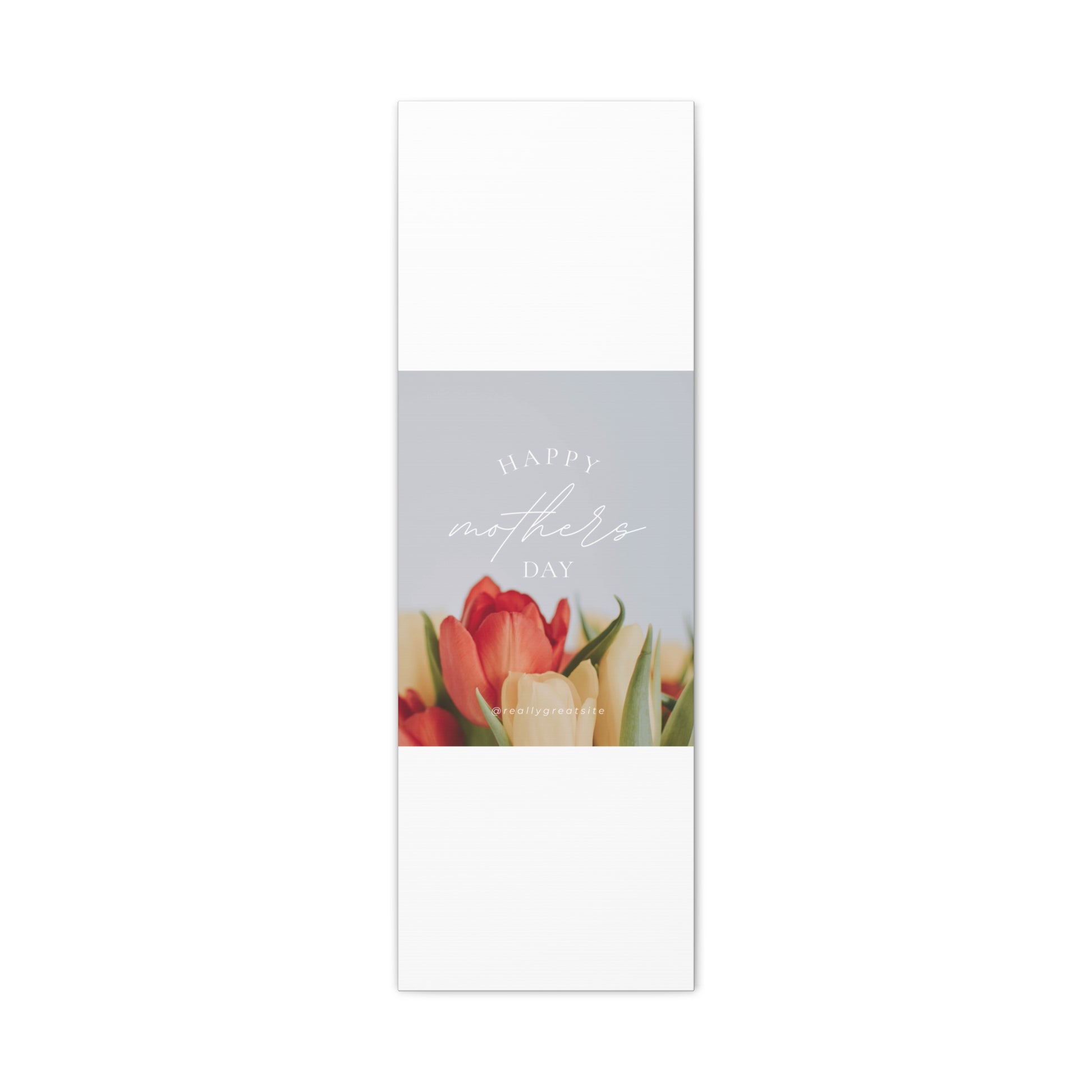 Mother's Day Matte Canvas Wall Art - Floral Design