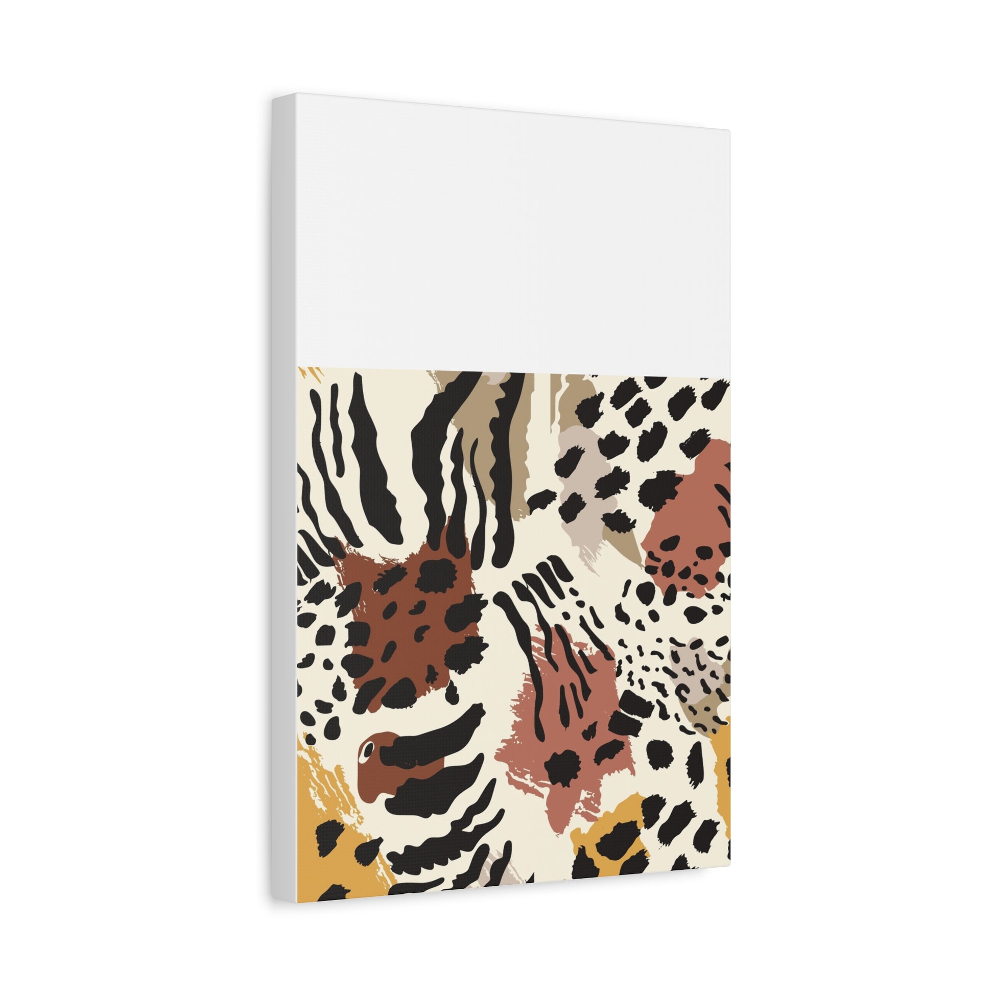 Abstract Animal Print Canvas Art - Modern Home Decor
