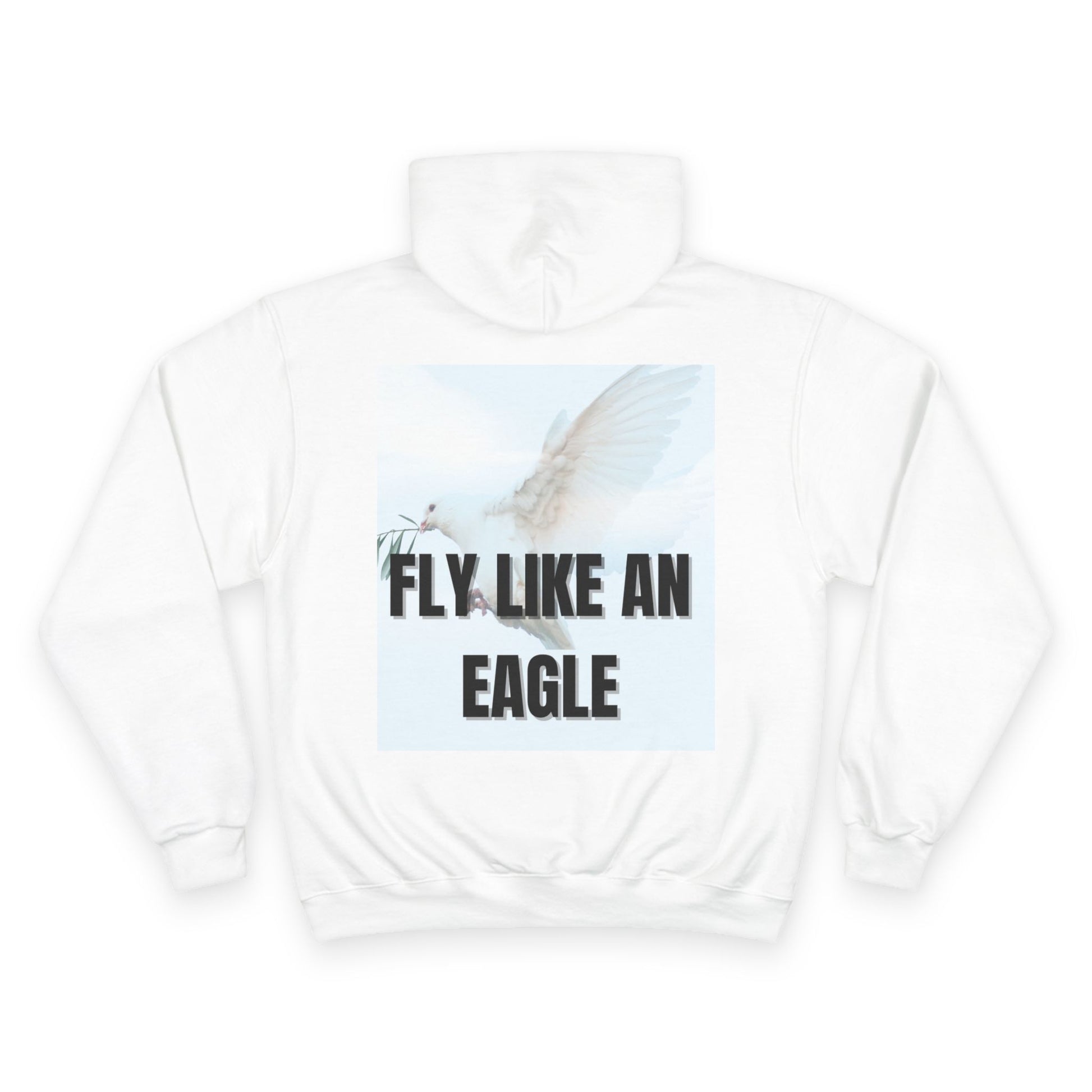 Champion Hoodie - Peace Within & Fly Like an Eagle | Inspirational Apparel