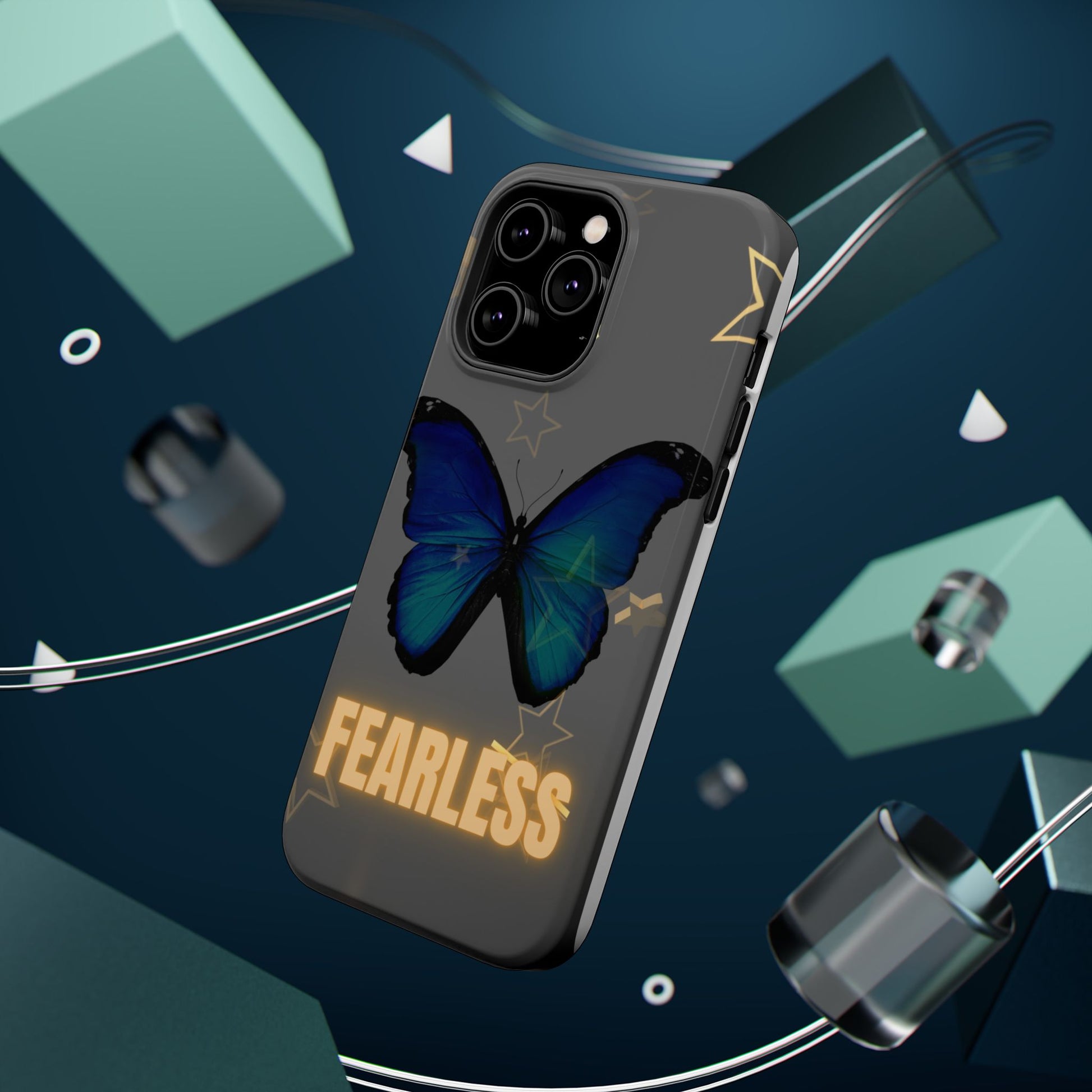 Fearless Butterfly Magnetic Phone Case - Bold and Inspirational Design