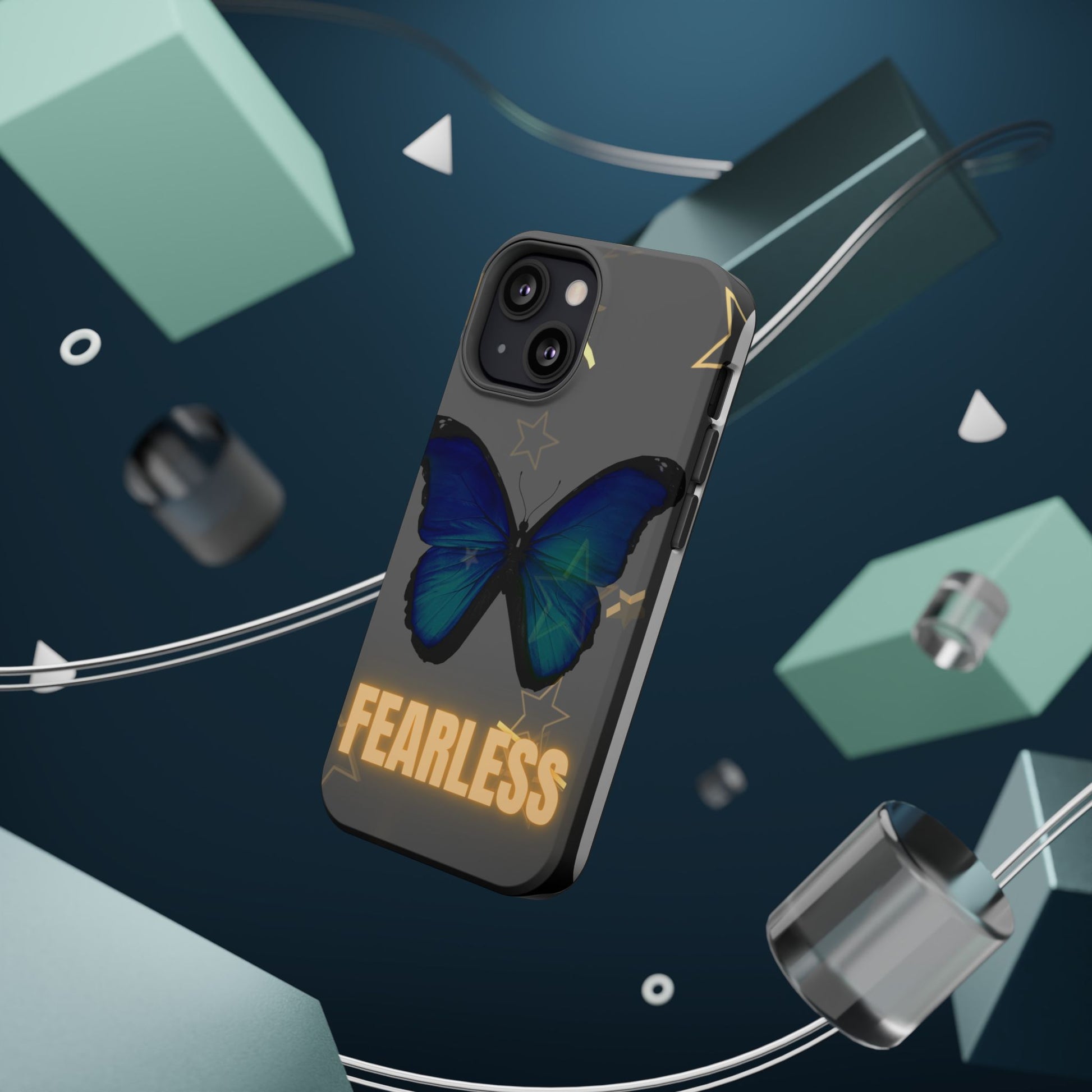 Fearless Butterfly Magnetic Phone Case - Bold and Inspirational Design