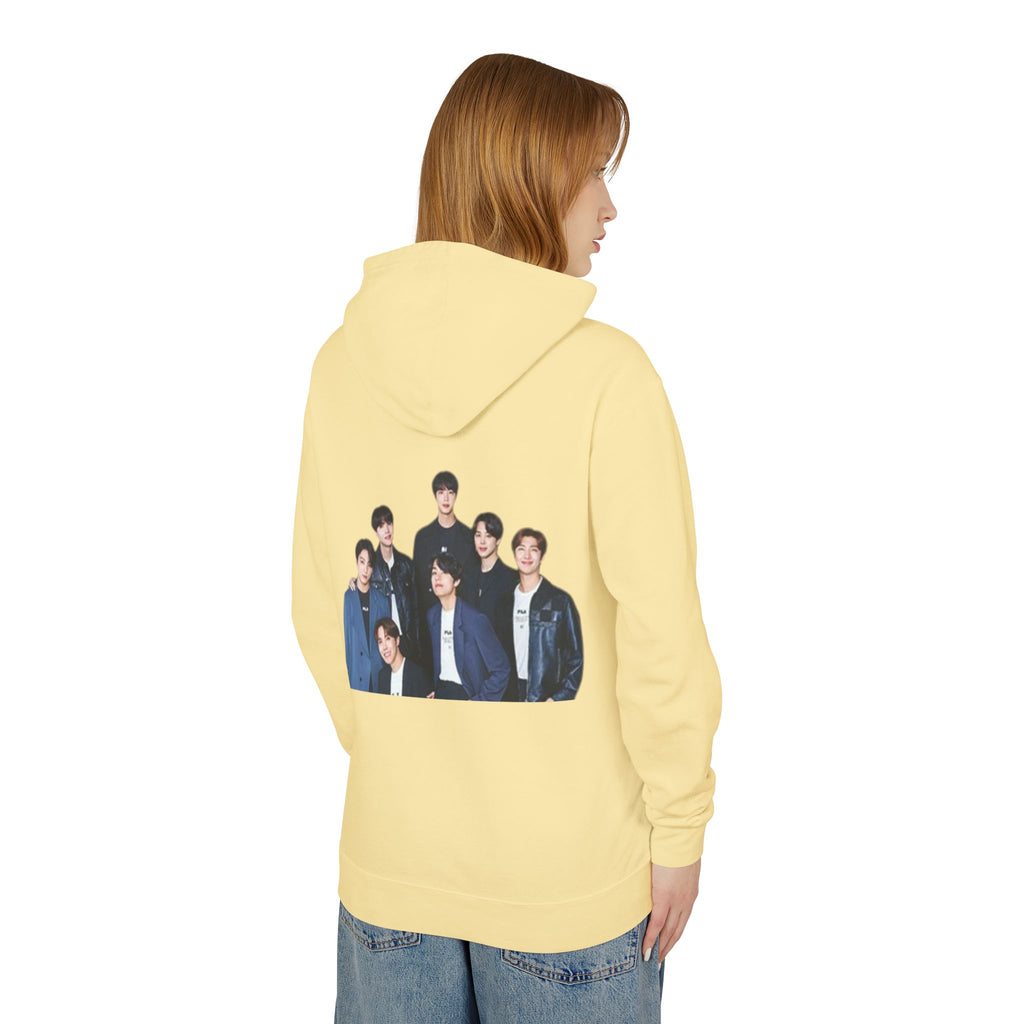 BTS Inspirational Quote Hoodie - Unisex Lightweight Sweatshirt