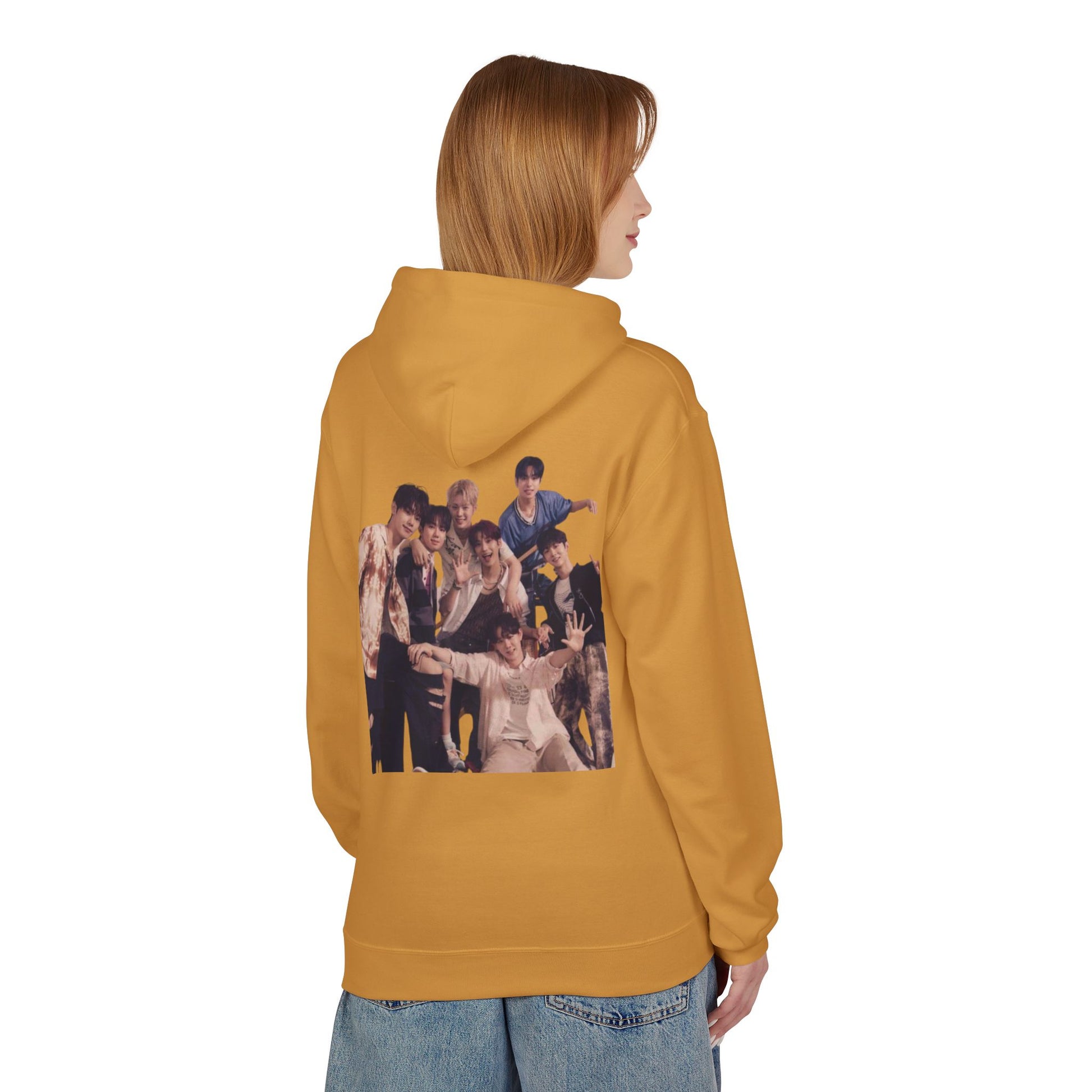 Unisex Midweight Softstyle Fleece Hoodie - Stylish Group Photo Design