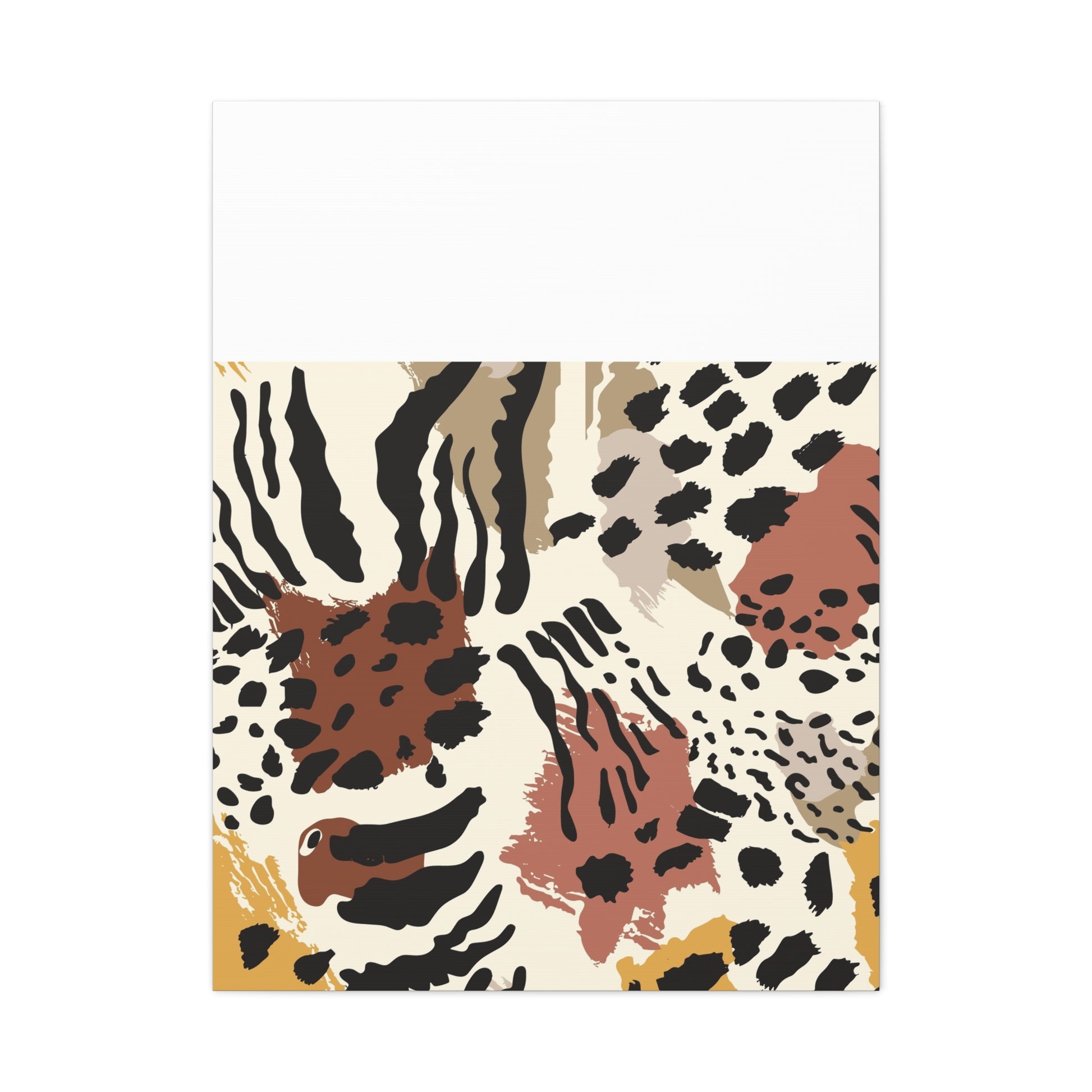 Abstract Animal Print Canvas Art - Modern Home Decor