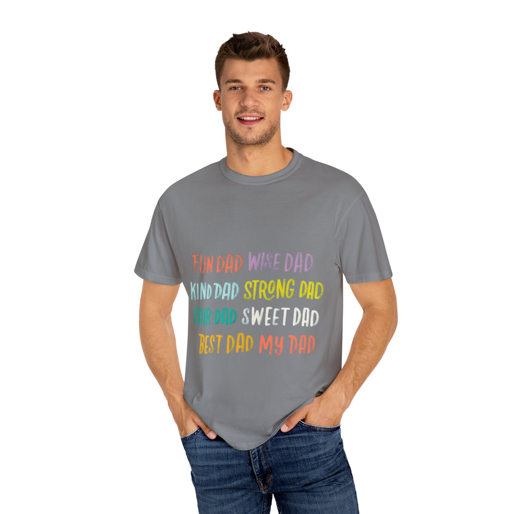 Happy Father's Day Unisex T-Shirt - Celebrating 'Fun Dad', 'Wise Dad', and More!