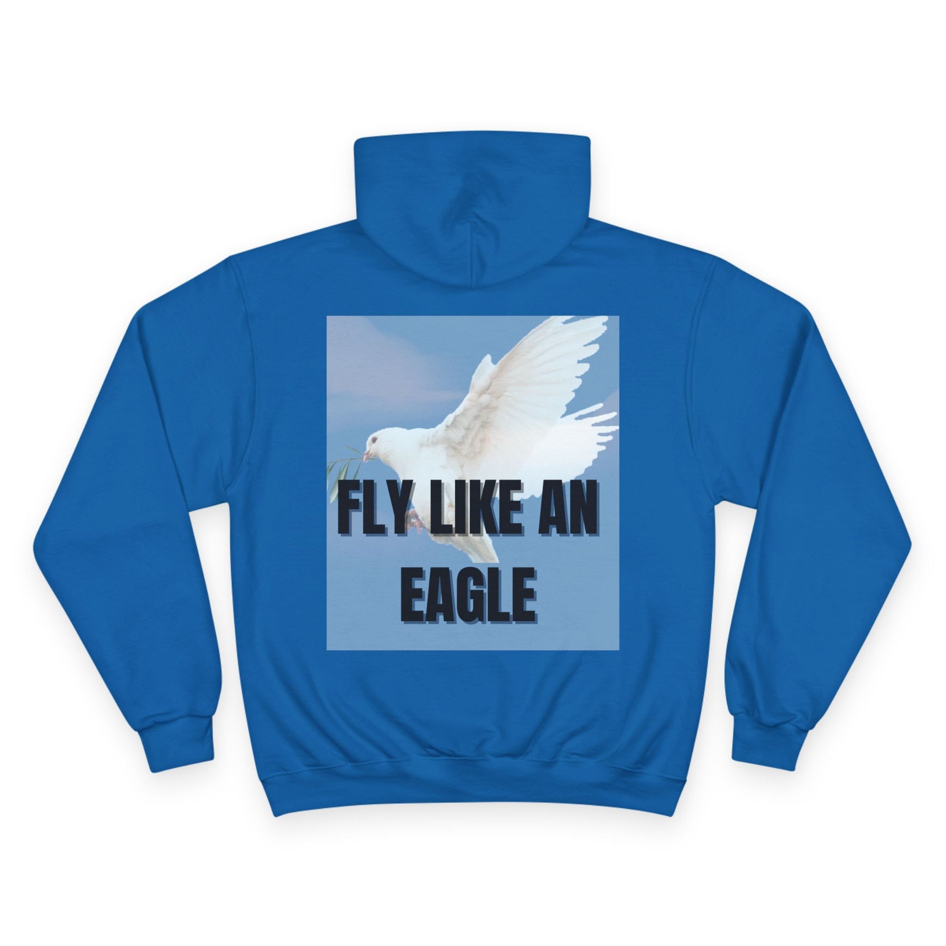 Champion Hoodie - Peace Within & Fly Like an Eagle | Inspirational Apparel