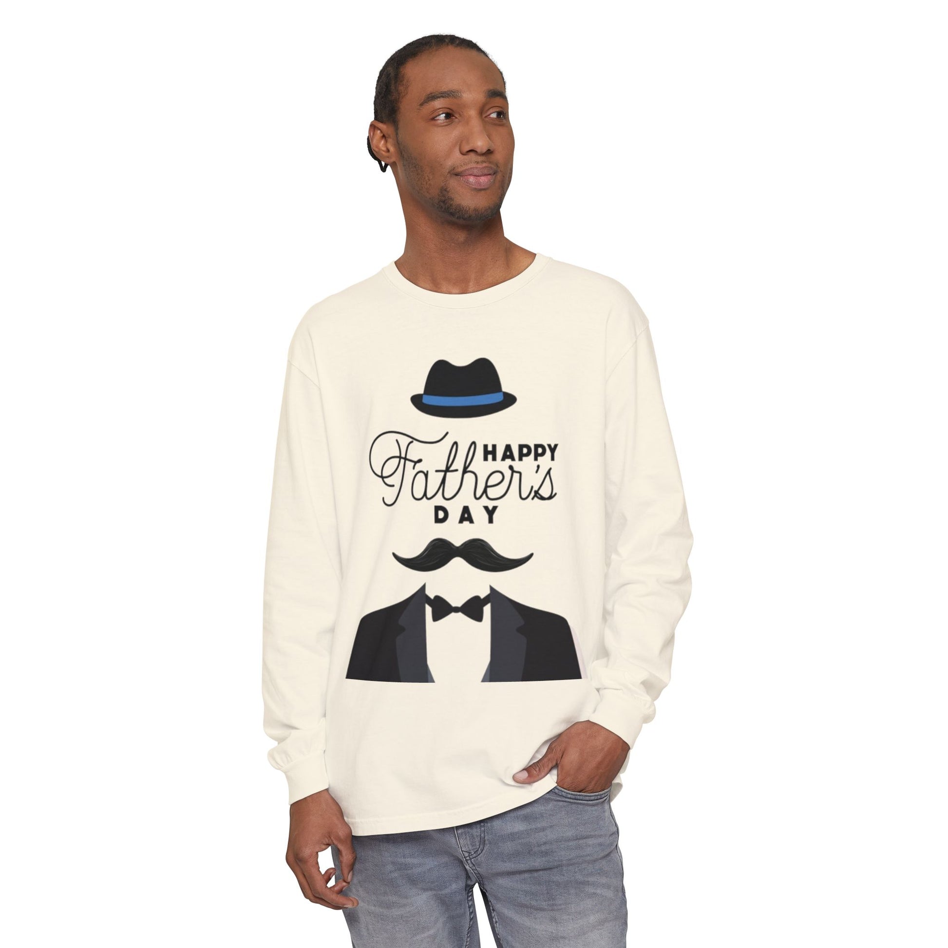 Unisex Garment-dyed Long Sleeve T-Shirt