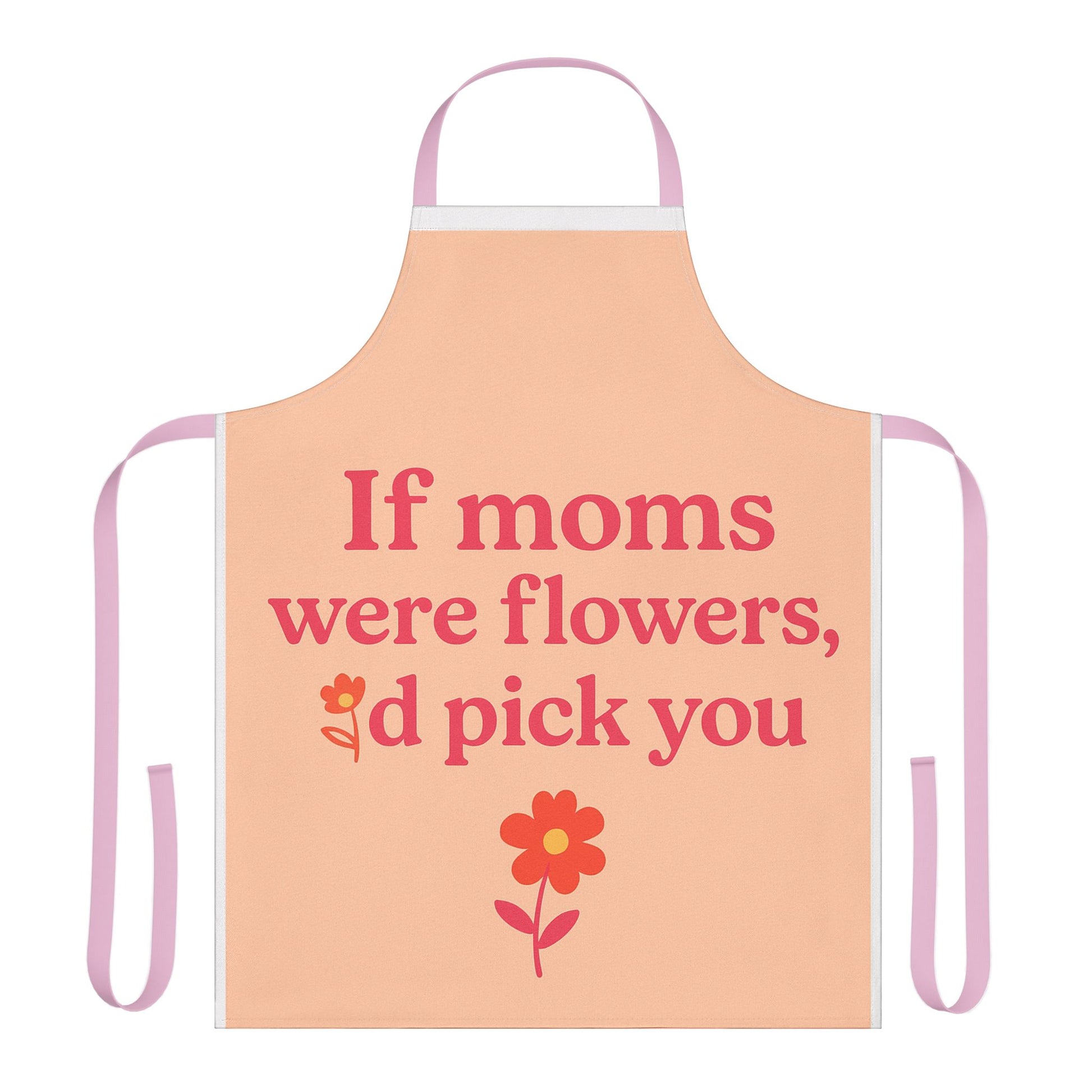 Floral Quote Apron – Perfect Gift for Moms