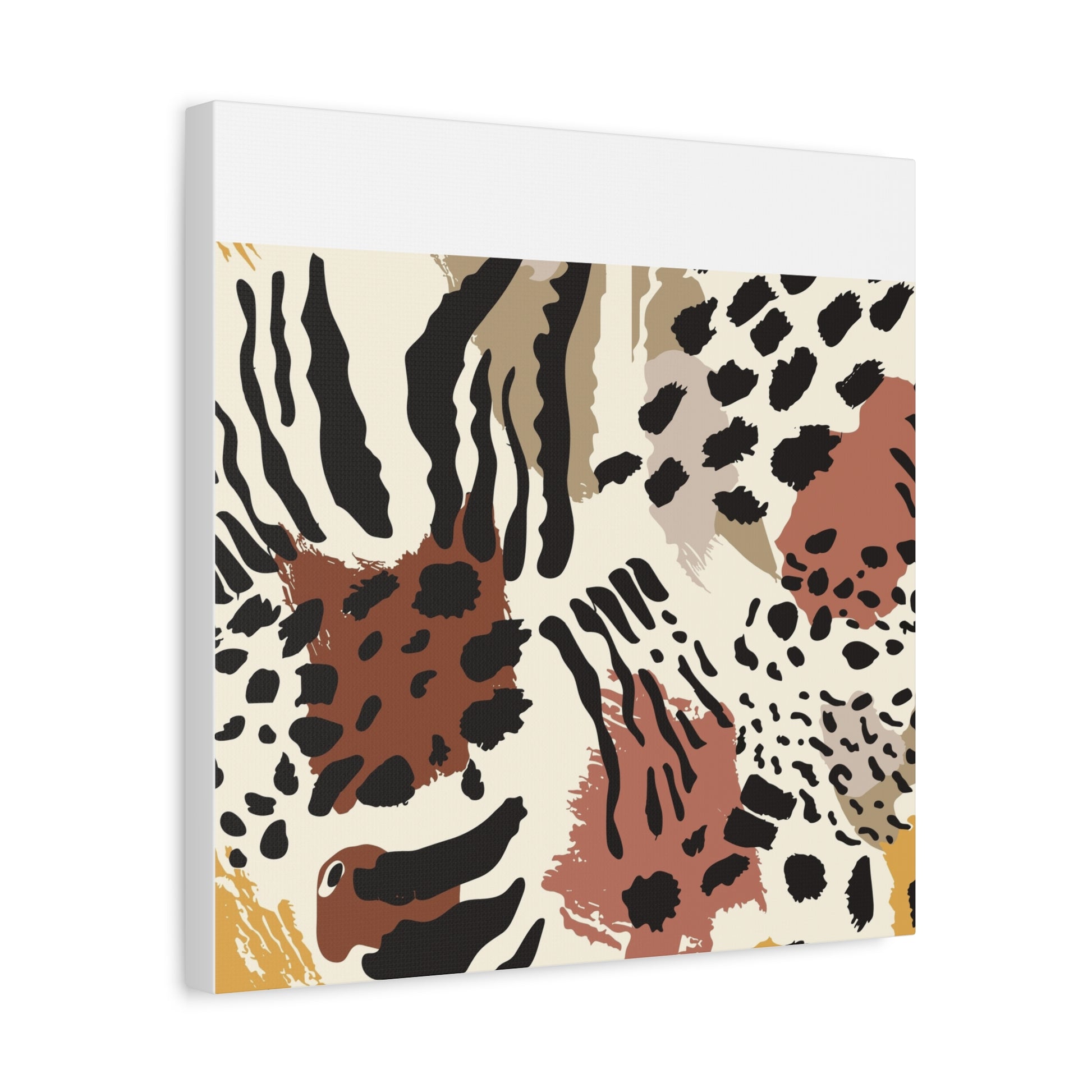 Abstract Animal Print Canvas Art - Modern Home Decor