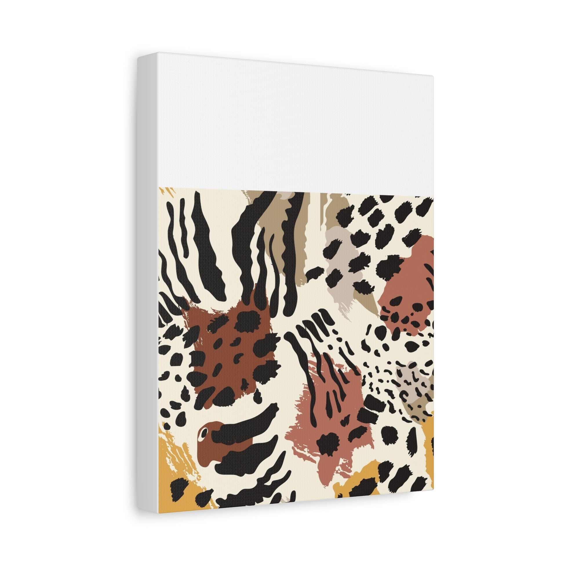 Abstract Animal Print Canvas Art - Modern Home Decor