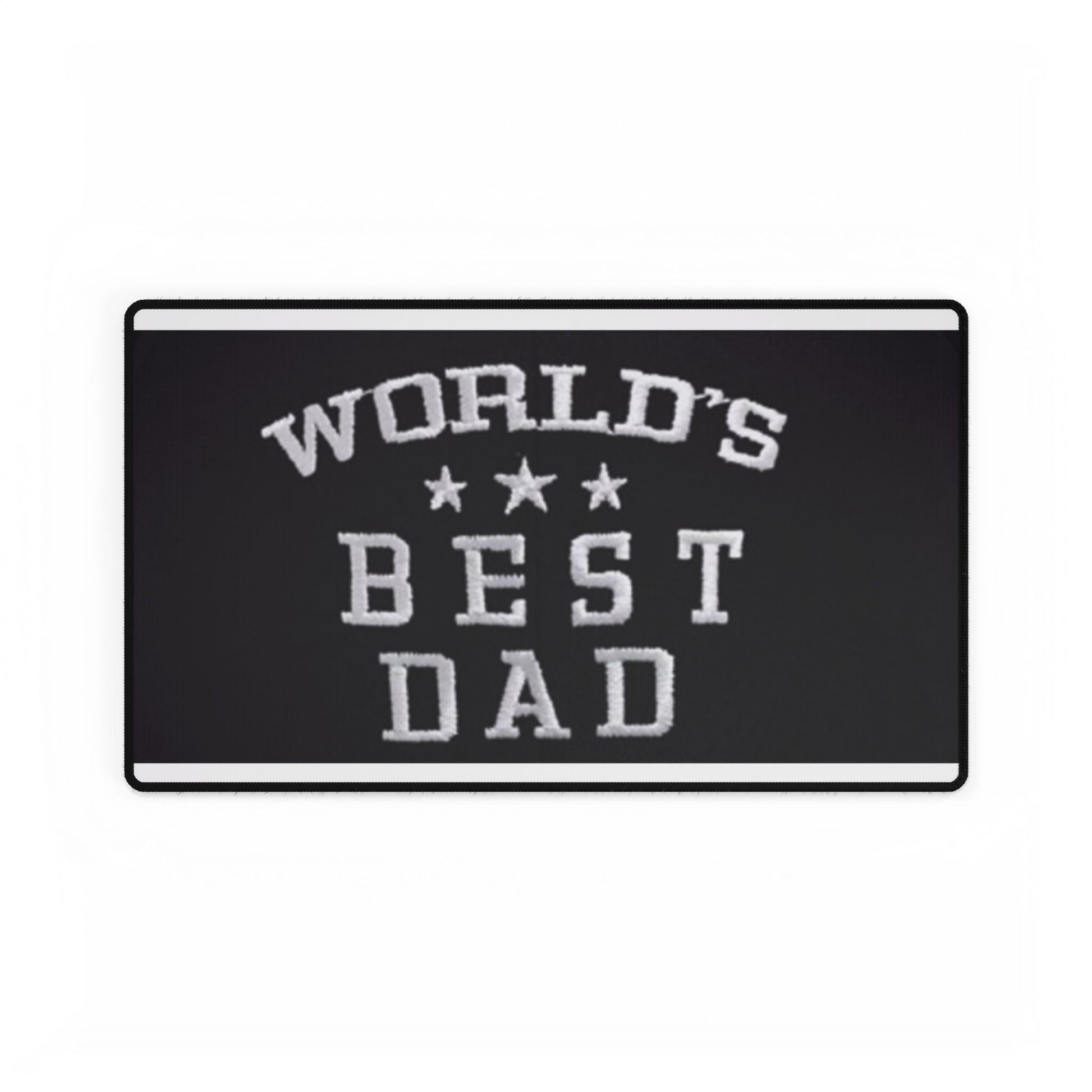 World's Best Dad Desk Mat, Personalized Office Gift, Gaming Mat, Home Office Decor, Father's Day Present, Unique Desk Accessories