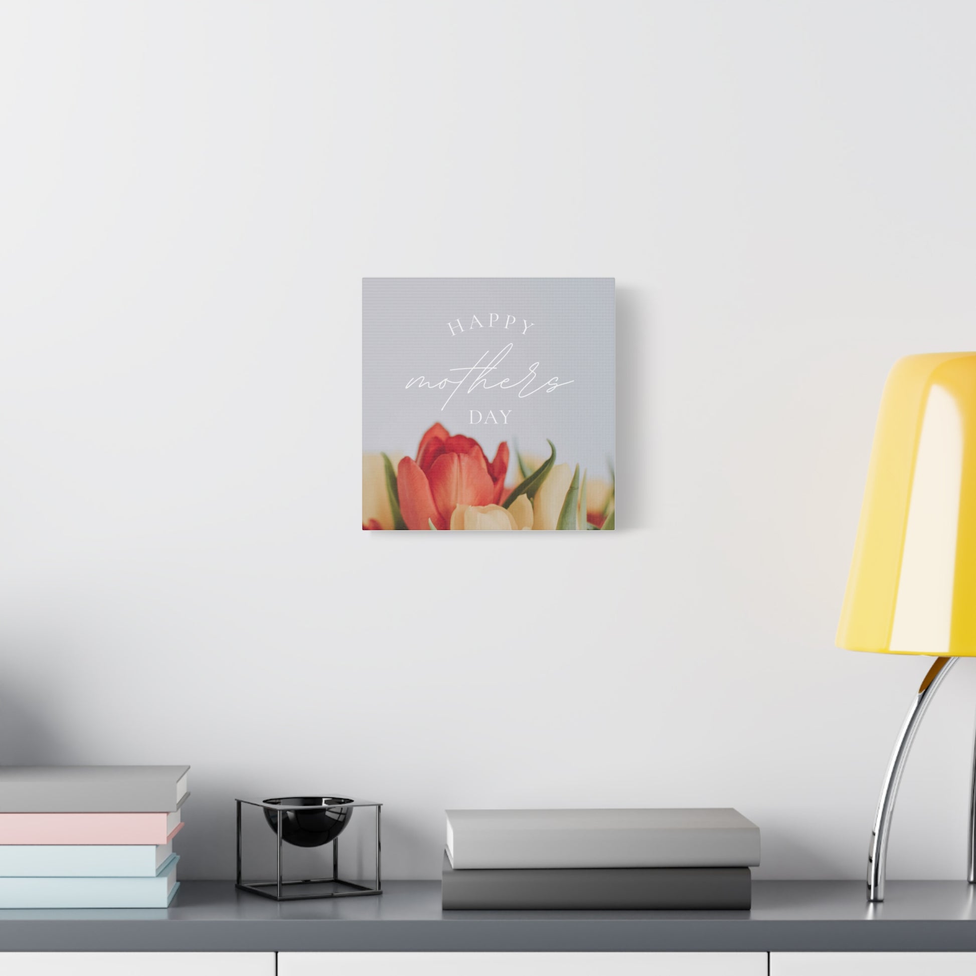 Mother's Day Matte Canvas Wall Art - Floral Design