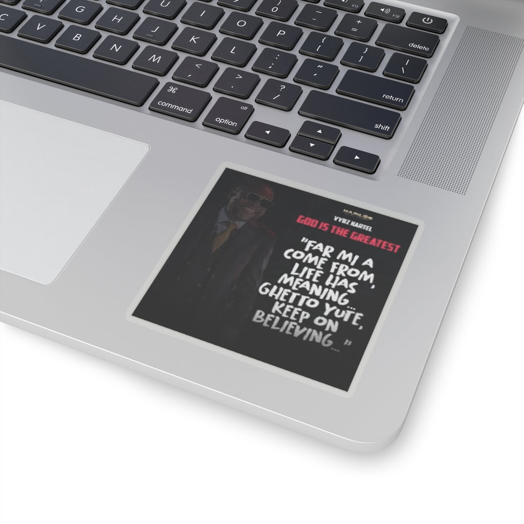 Vybz Kartel Inspirational Kiss-Cut Stickers, Motivational Laptop Decal, Positive Affirmation Stickers, Ghetto Yute Stickers, Belief [...]