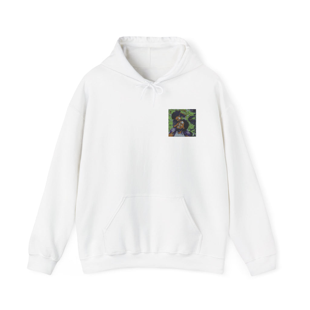 Bohemian Style Unisex Heavy Blend Hooded Sweatshirt with Nature-Inspired Design, Cozy Gift, Casual Wear, Trendy, Comfortable