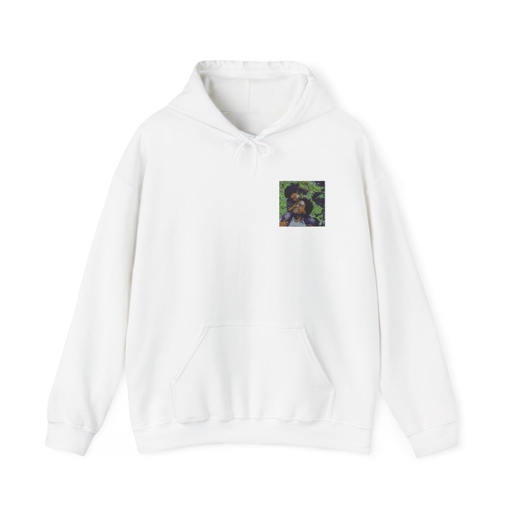 Bohemian Style Unisex Heavy Blend Hooded Sweatshirt with Nature-Inspired Design, Cozy Gift, Casual Wear, Trendy, Comfortable