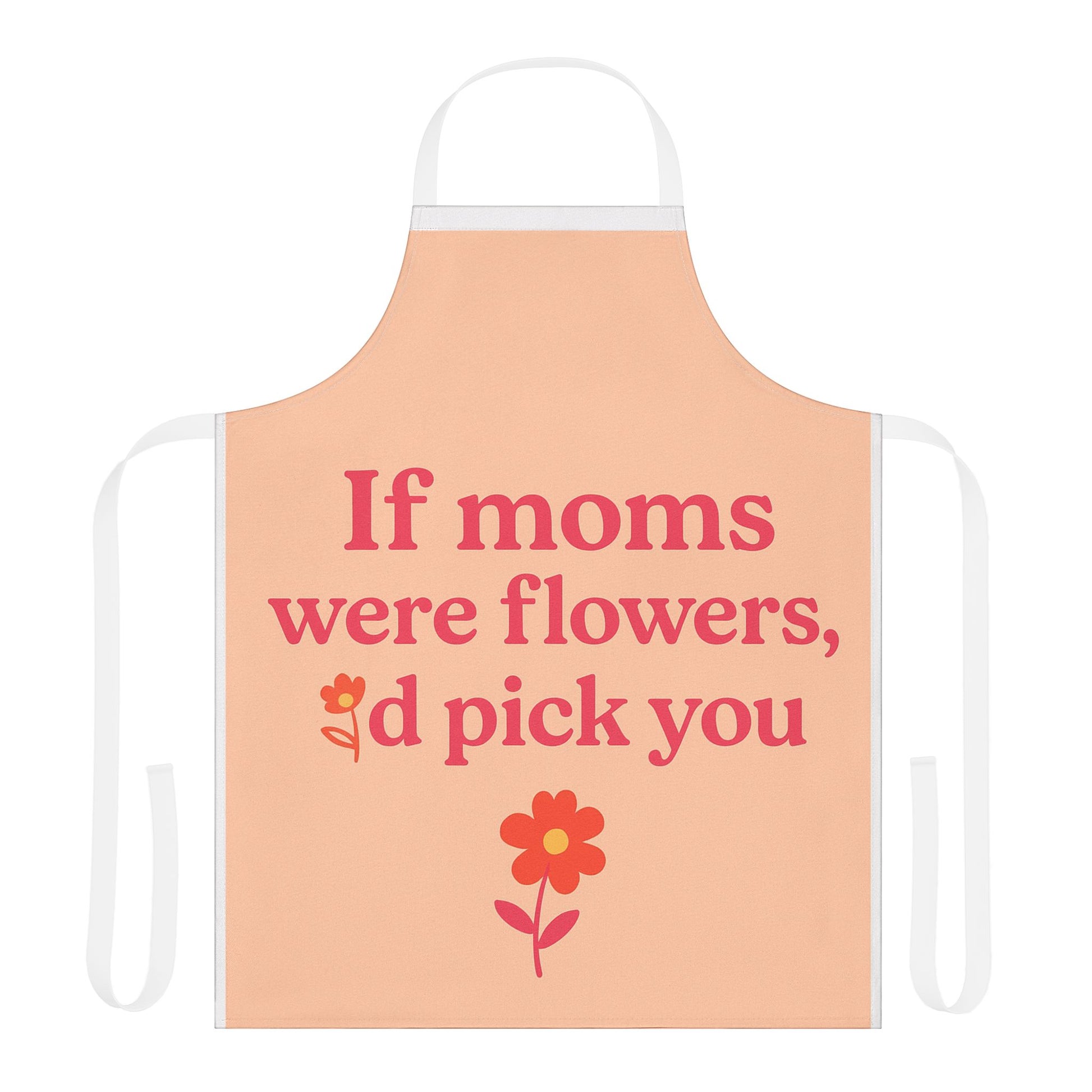 Floral Quote Apron – Perfect Gift for Moms