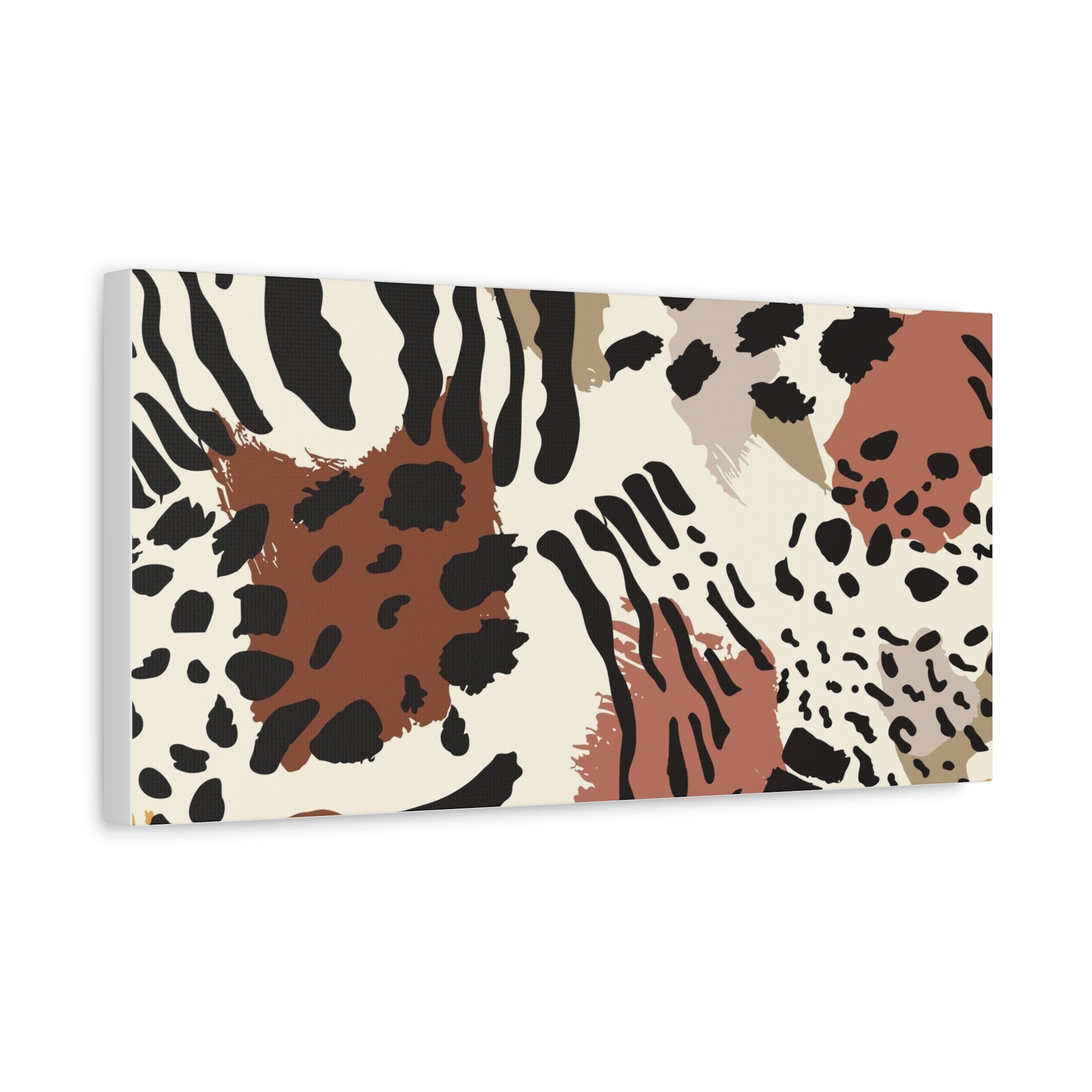 Abstract Animal Print Canvas Art - Modern Home Decor