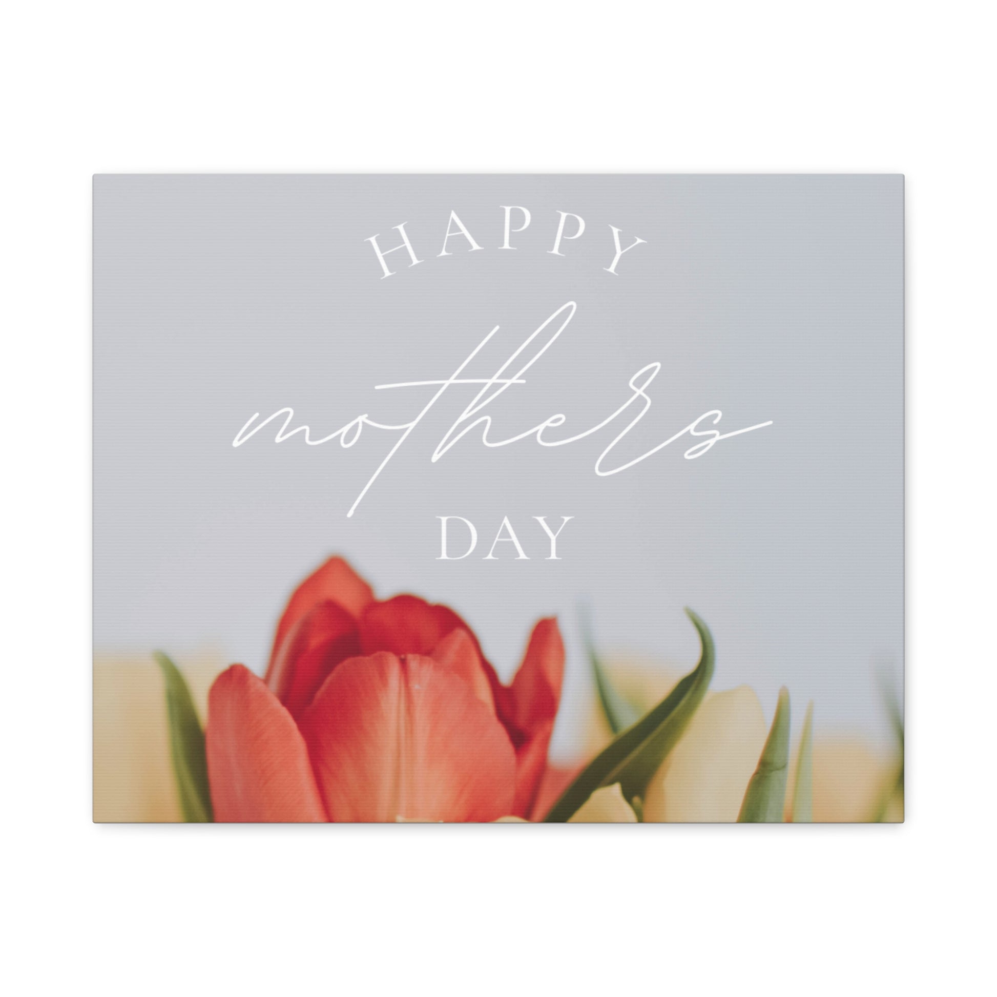 Mother's Day Matte Canvas Wall Art - Floral Design