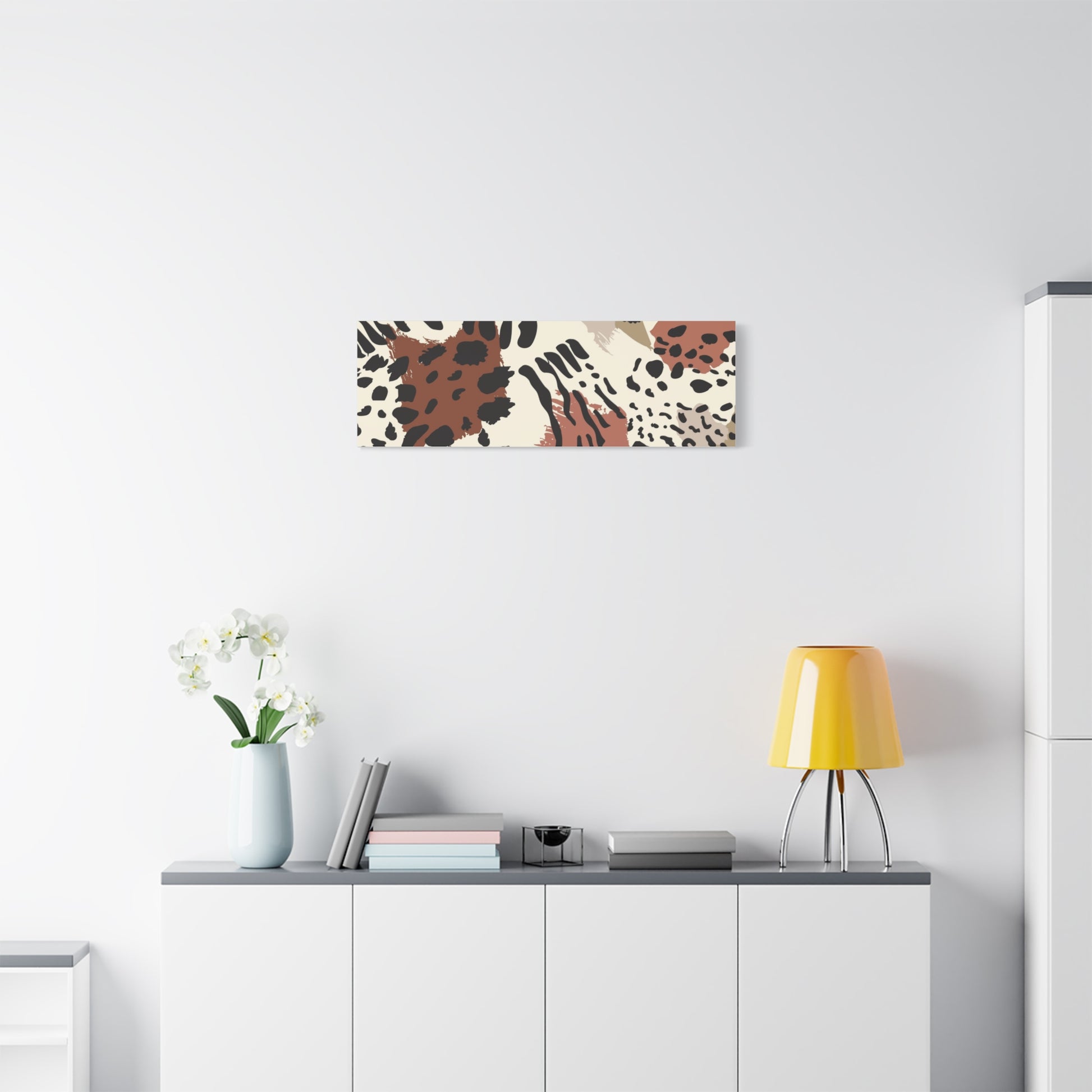 Abstract Animal Print Canvas Art - Modern Home Decor