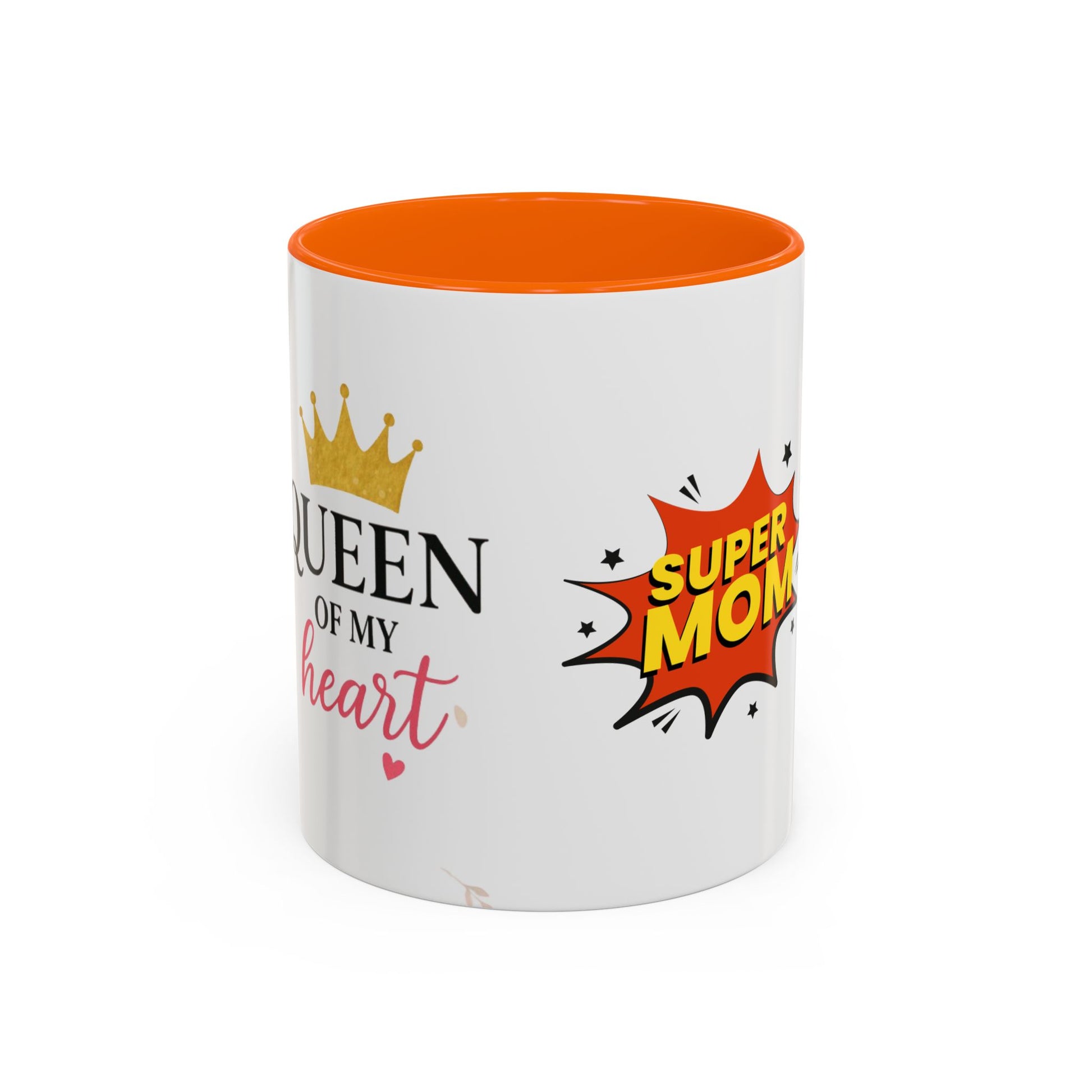 Super Mom Accent Coffee Mug - Perfect Gift for Mother's Day & Birthdays