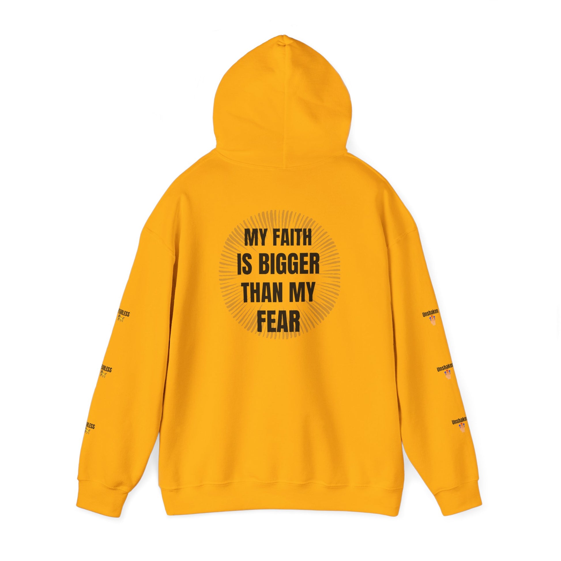 Faith Over Fear Hoodie - Unisex Heavy Blend Sweatshirt for Comfort and Inspiration