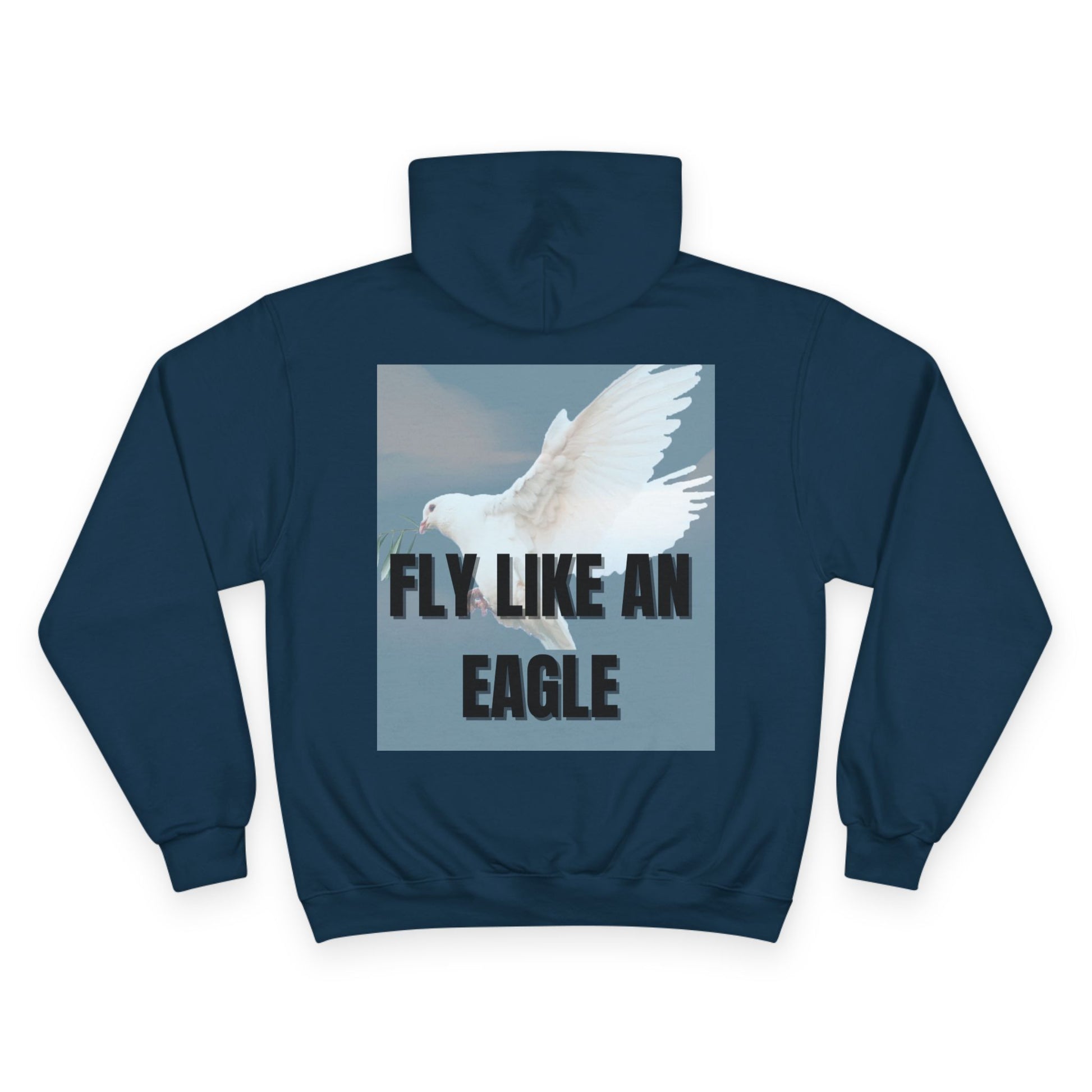 Champion Hoodie - Peace Within & Fly Like an Eagle | Inspirational Apparel