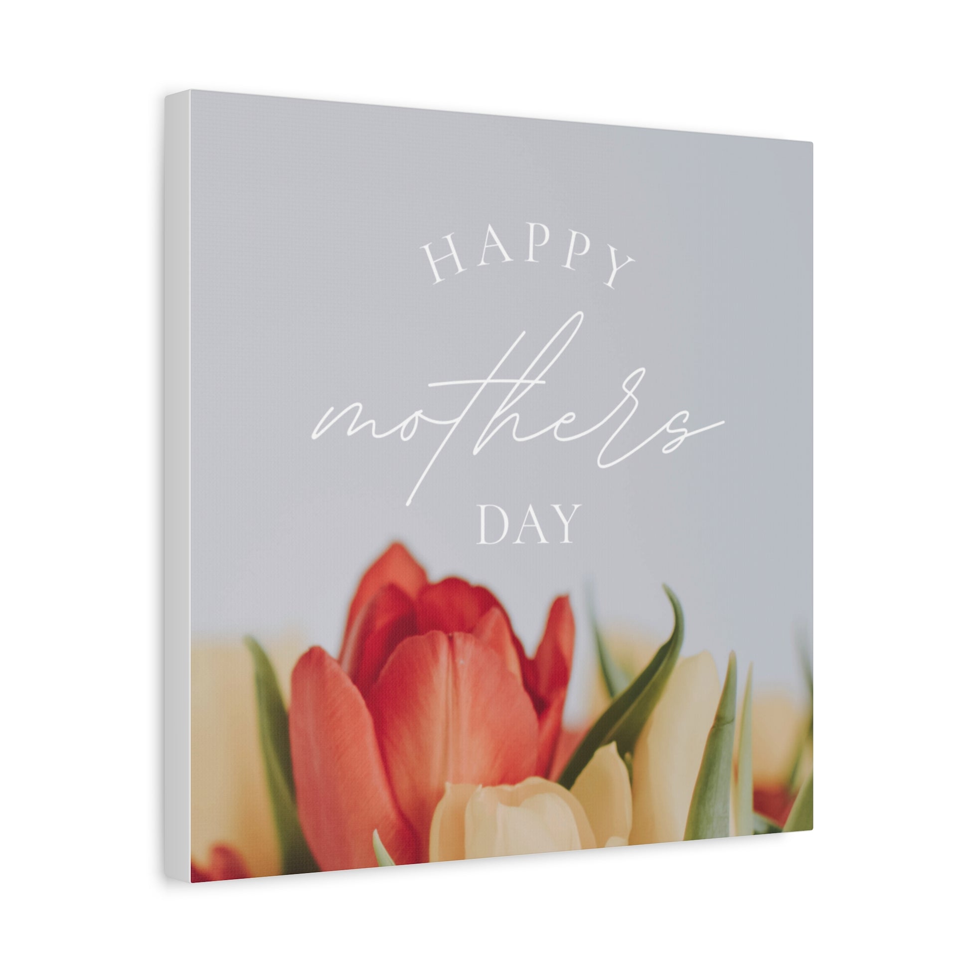 Mother's Day Matte Canvas Wall Art - Floral Design