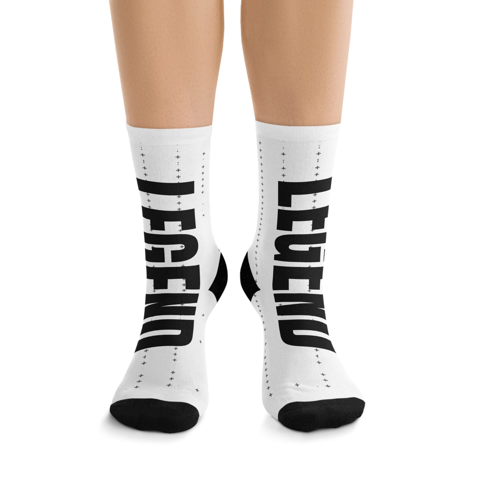 Legendary Recycled Poly Socks - Eco-Friendly, Stylish Footwear for Everyday Heroes