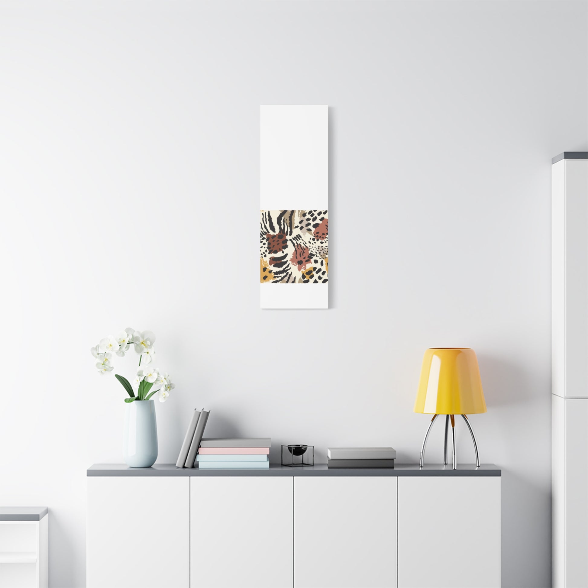 Abstract Animal Print Canvas Art - Modern Home Decor