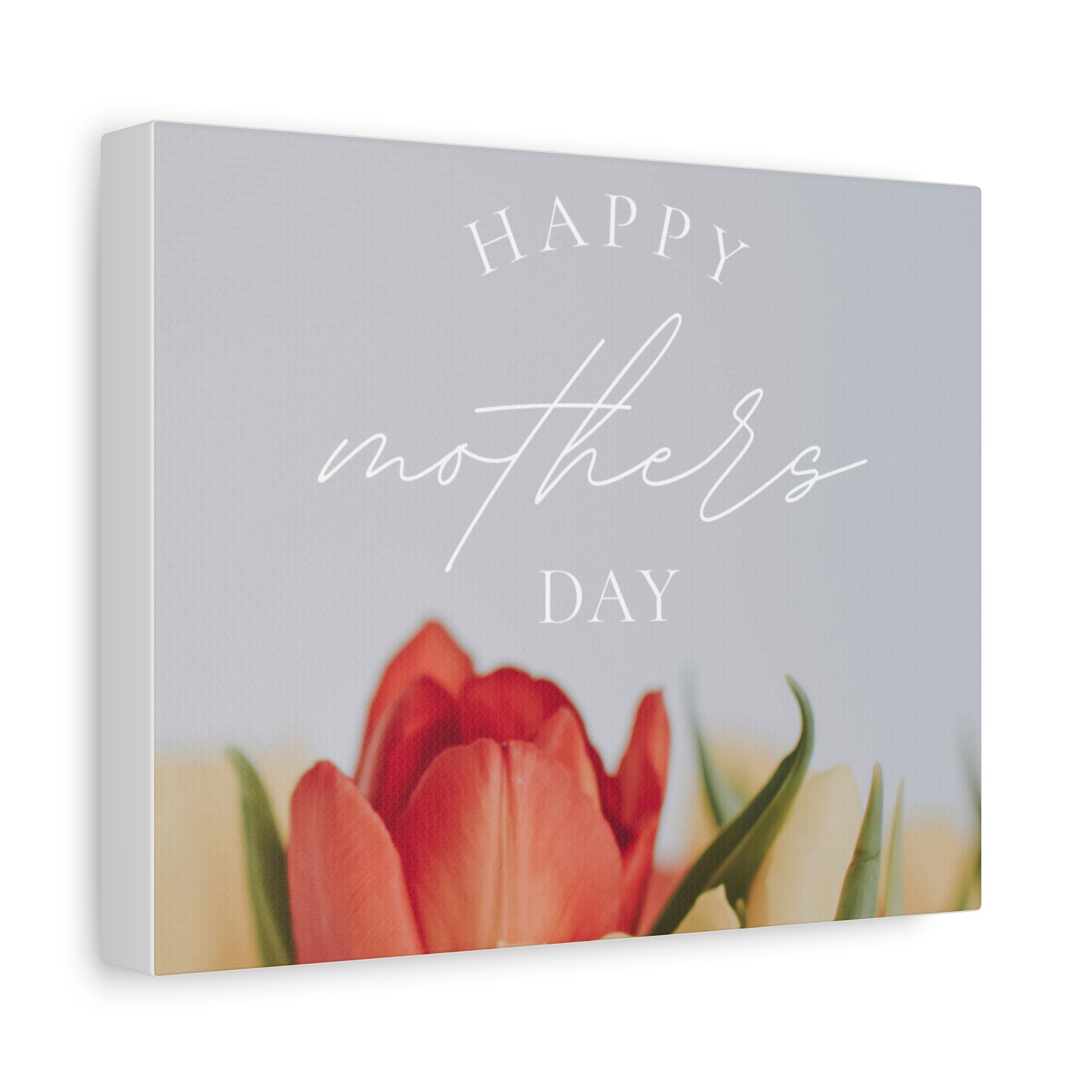 Mother's Day Matte Canvas Wall Art - Floral Design