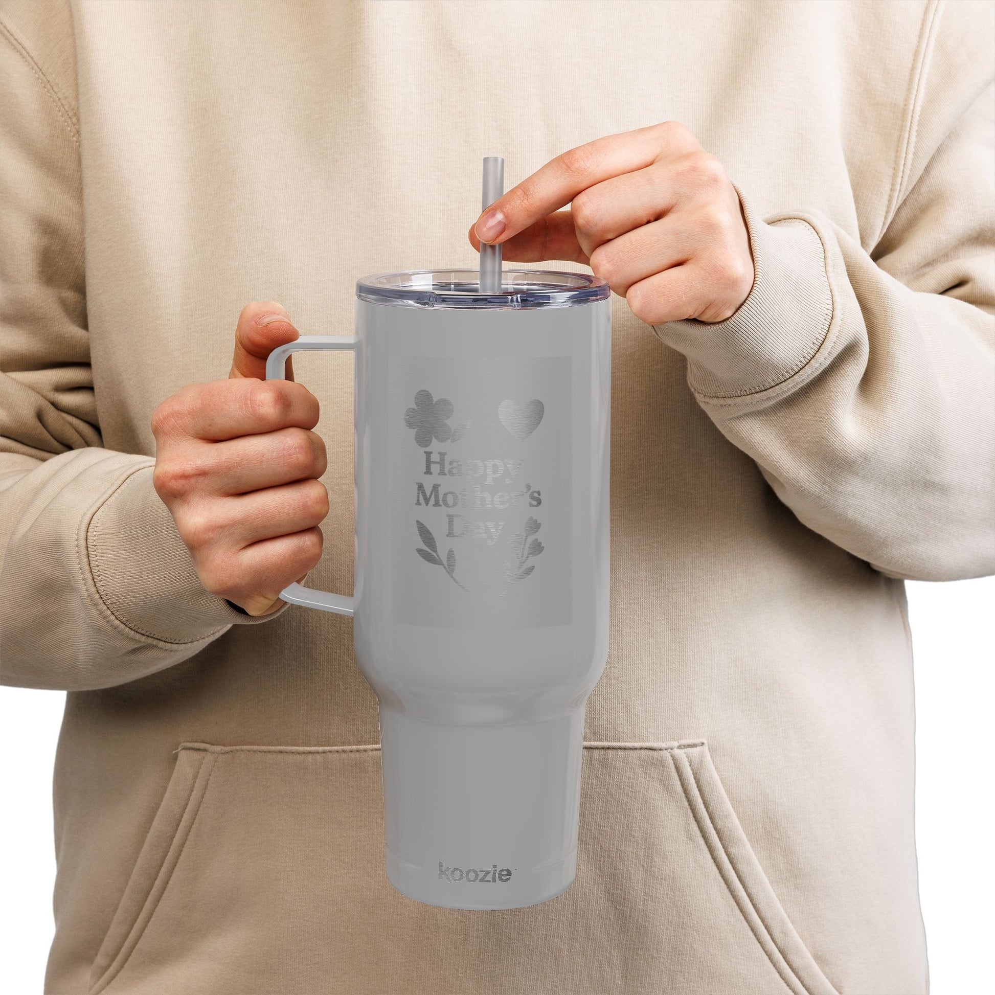 Happy Mother's Day Insulated Tumbler - 40oz with Lid & Straw
