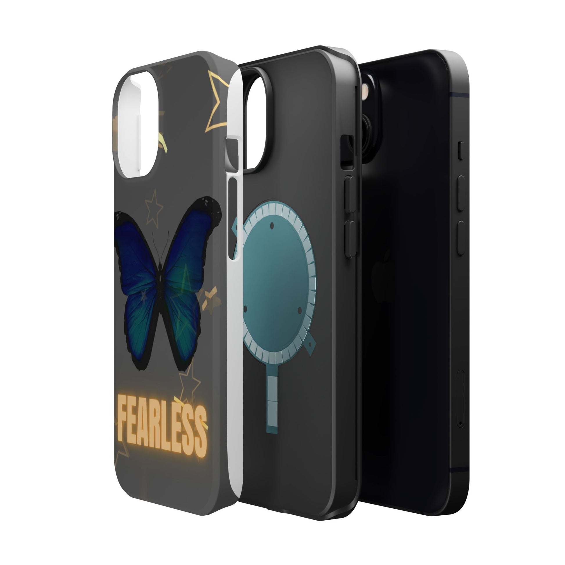 Fearless Butterfly Magnetic Phone Case - Bold and Inspirational Design