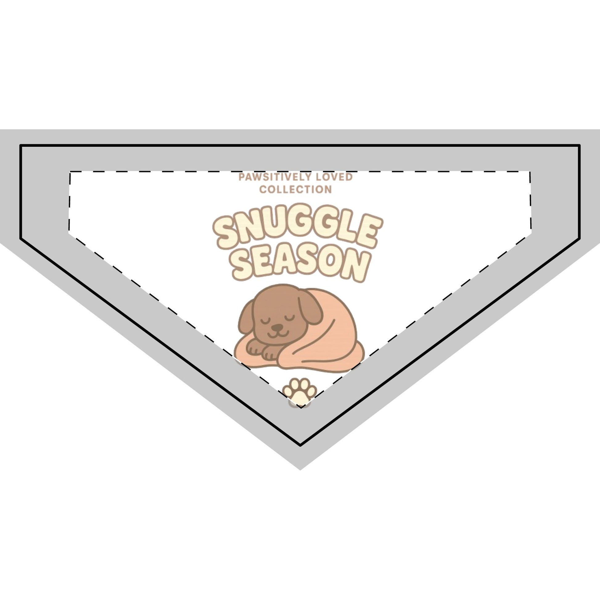 Snuggle Season Clip-on Pet Bandana for Cozy Outings