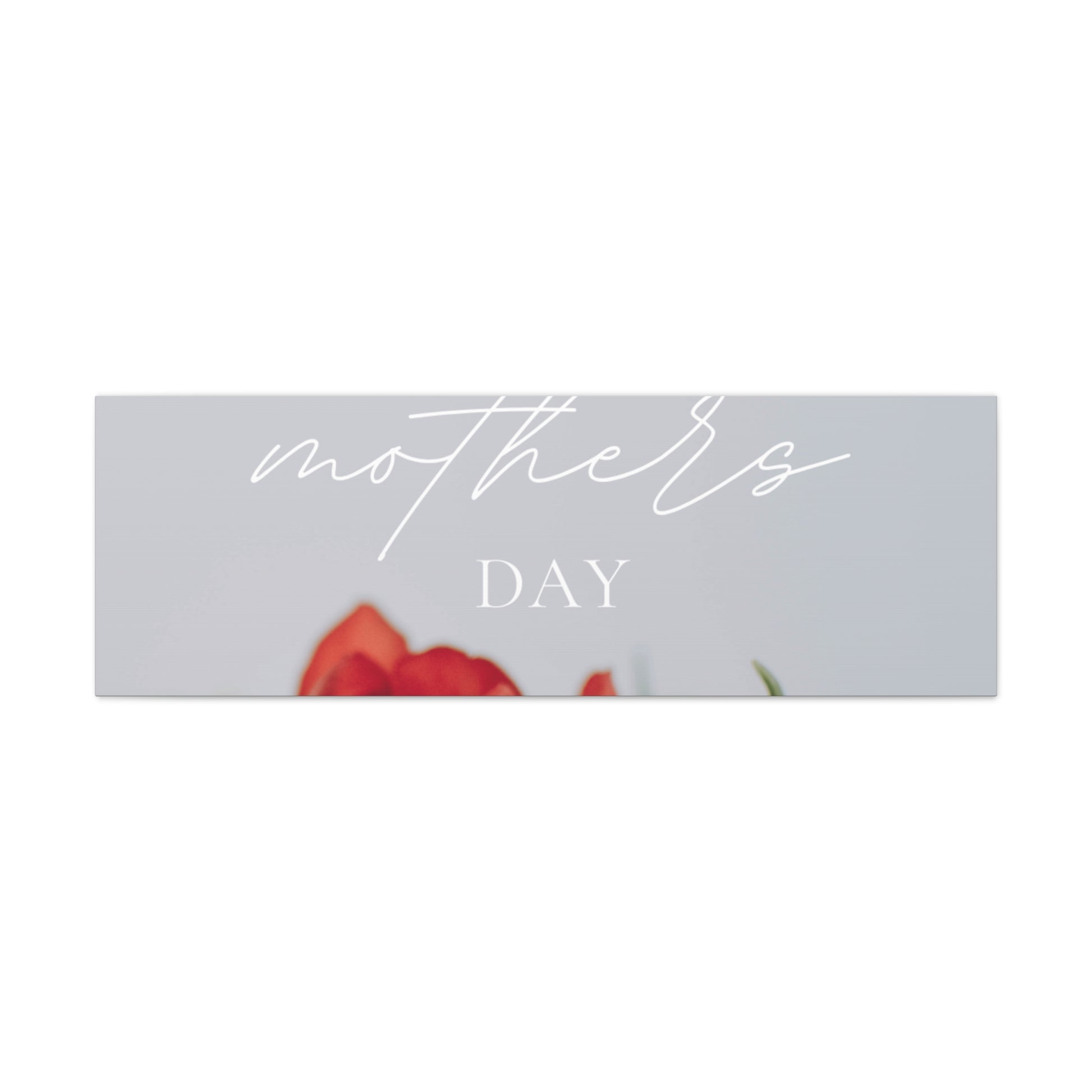 Mother's Day Matte Canvas Wall Art - Floral Design