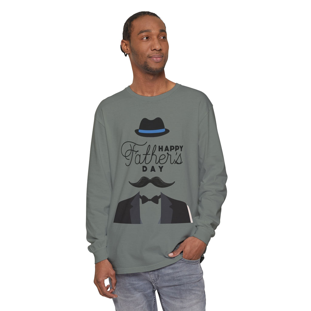 Unisex Garment-dyed Long Sleeve T-Shirt